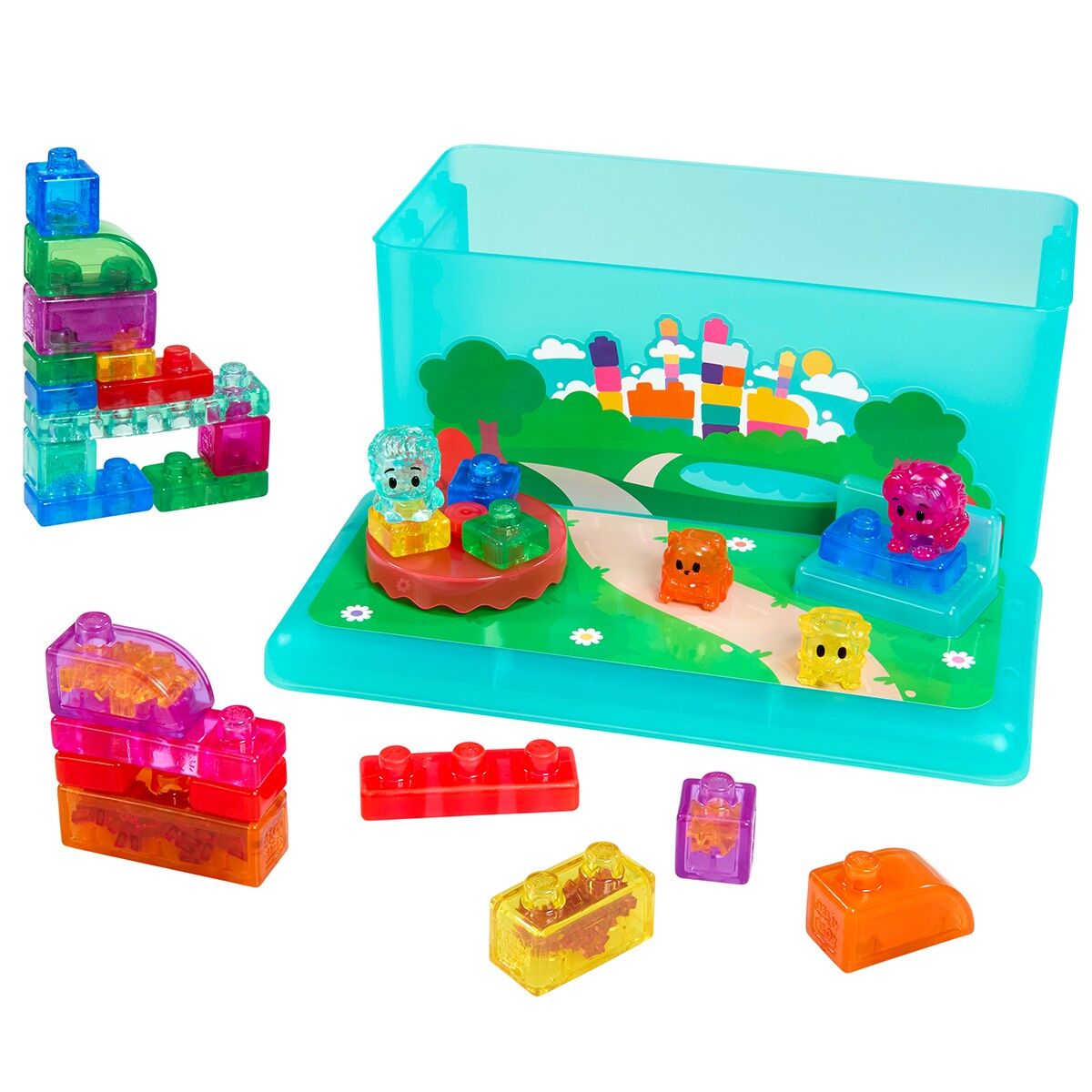 Сенсорний конструктор JELLY BLOX - У КЕЙСІ 2 В 1: ІГРОВИЙ МАЙДАНЧИК