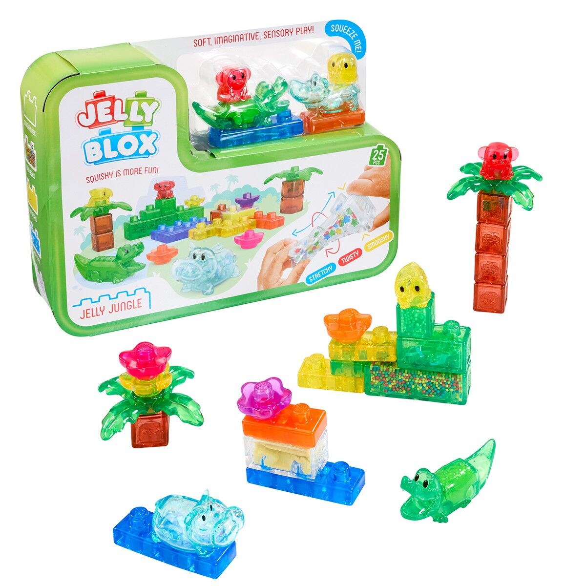 Сенсорний конструктор JELLY BLOX - ДЖУНГЛІ
