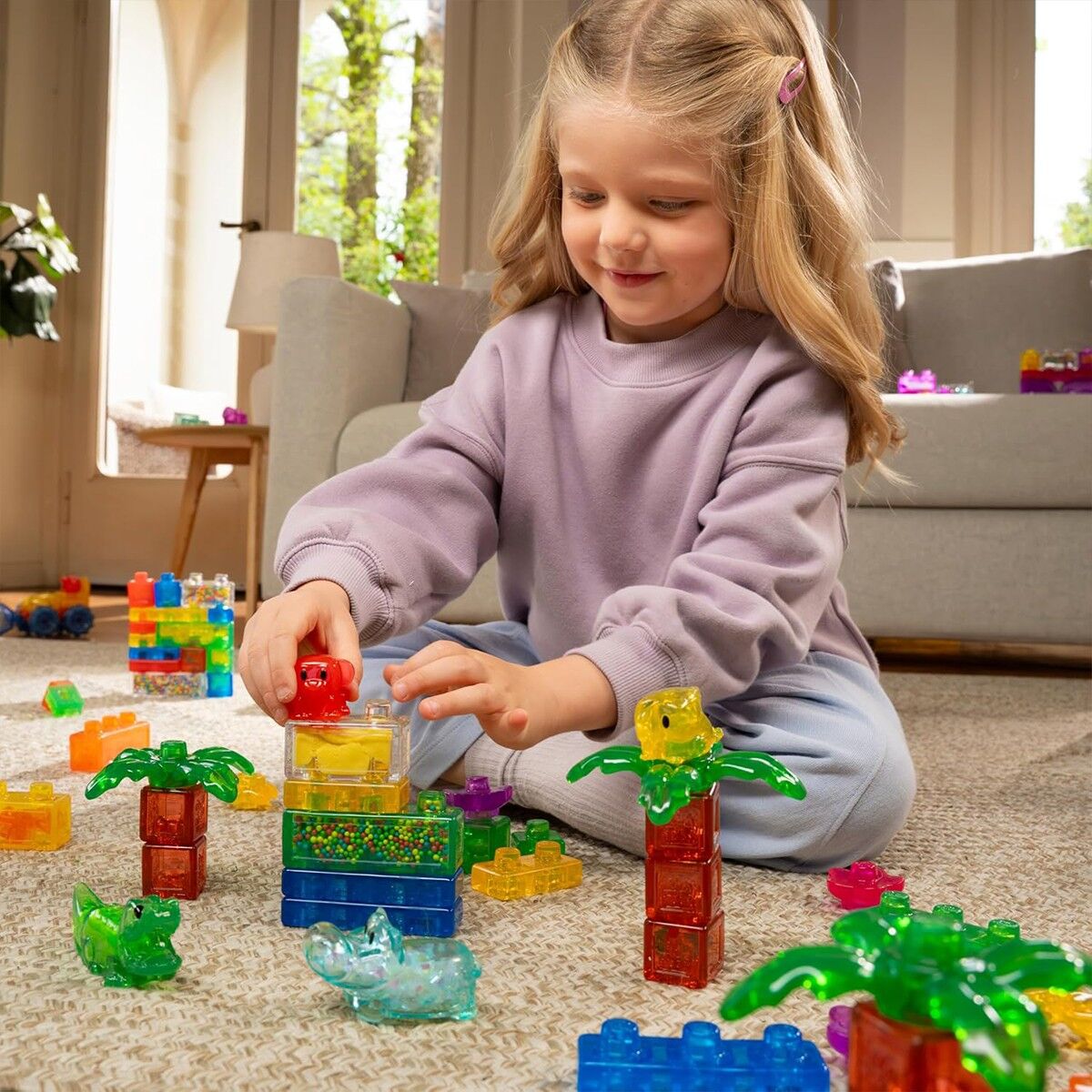 Сенсорний конструктор JELLY BLOX - ДЖУНГЛІ