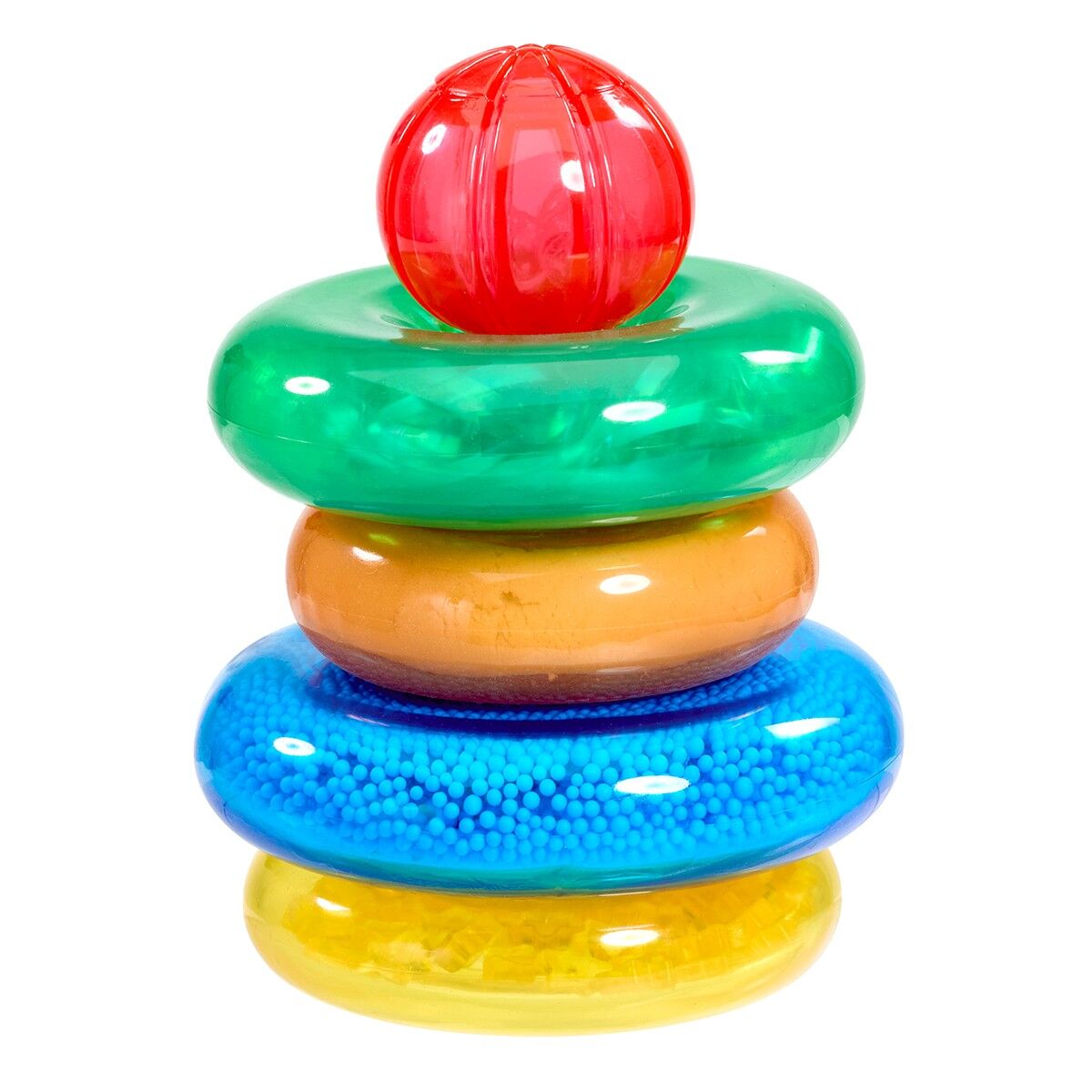 Сенсорний конструктор JELLY BLOX серії "Lil' Jellies" - ПІРАМІДКА-КОЛЬОРИНКА