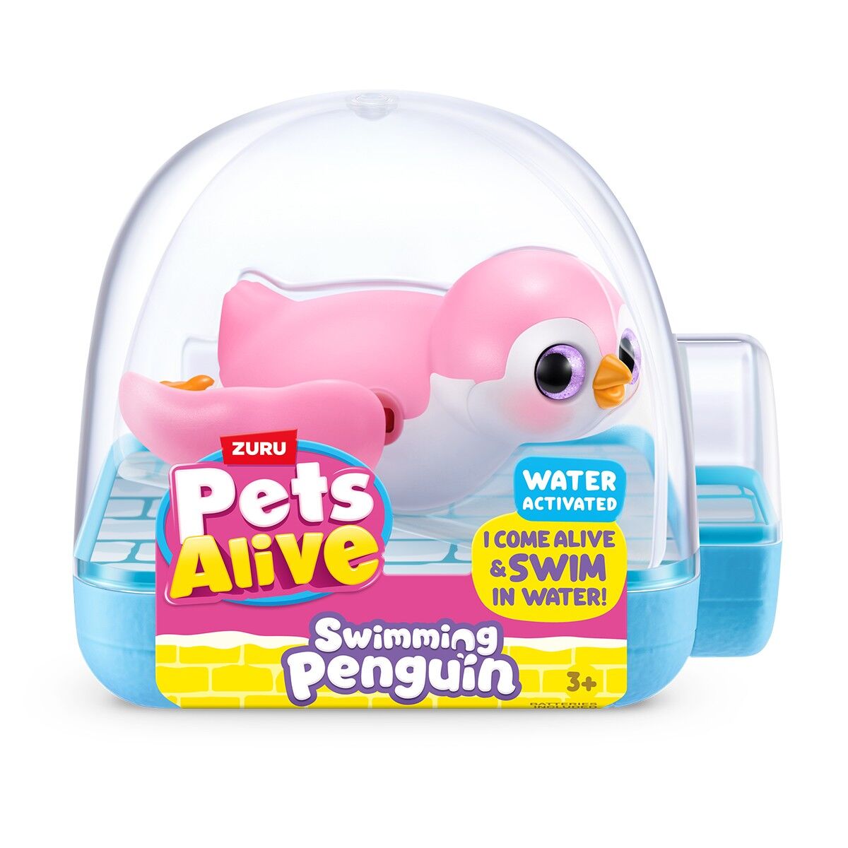 Інтерактивна іграшка PETS ALIVE S1 – ПІНГВІНЧИК (рожевий)