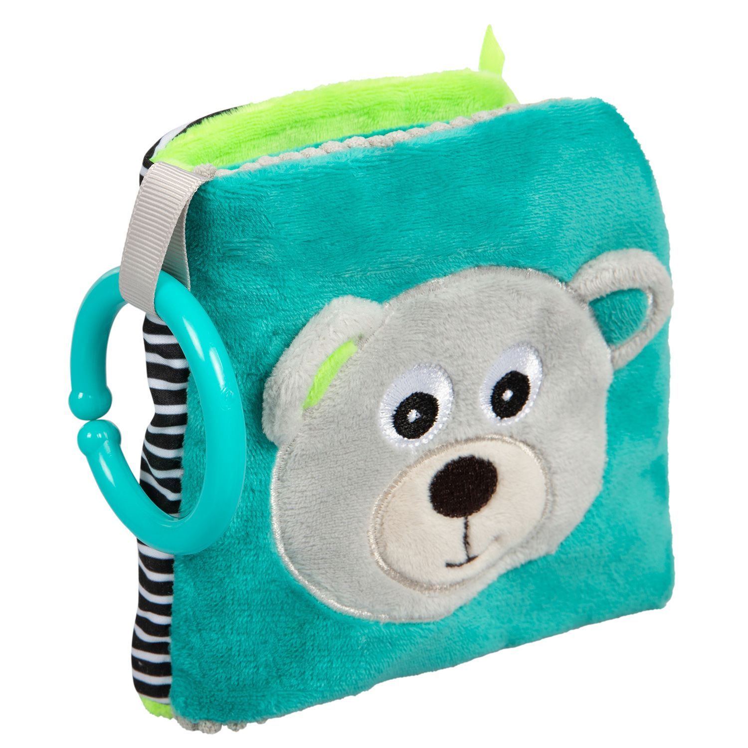 Canpol babies Іграшка-книжечка м'яка розвиваюча BEARS - сіра
