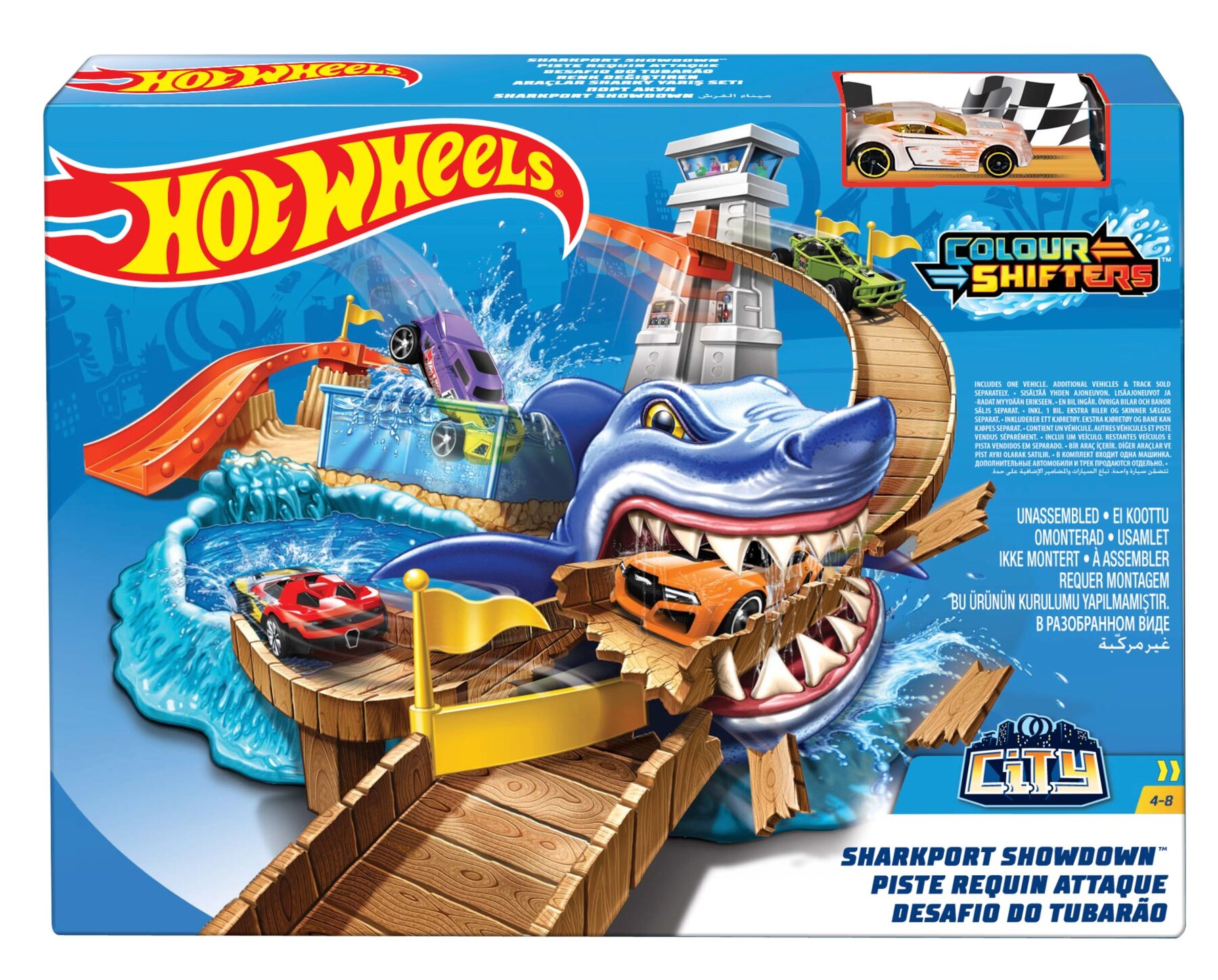 Трек Hot Wheels Зміни колір Полювання на акулу (BGK04)