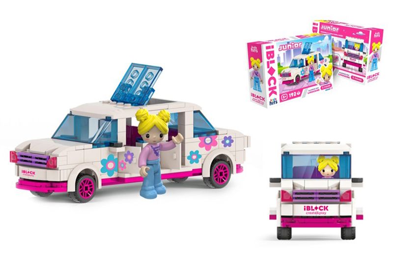 Конструктор Kids hits IBLOCK JUNIOR KH08/002/2, Дівчатка, Гламурна поїздка Лімузин