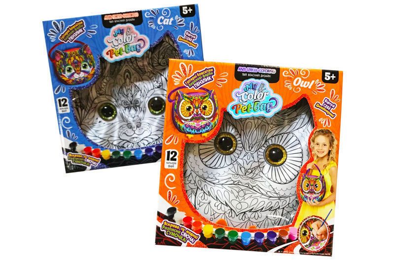 Креативна творчість "My Color Pet-Bag" сумочка укр. СРВ-F-01U-02U-03U