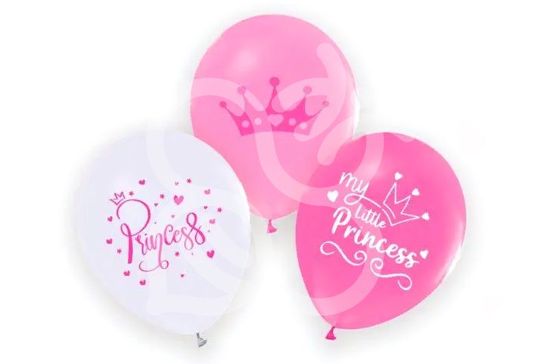 Латексні повітряні кульки 12" (30см.) "Princess" асорті ТМ "Твоя Забава"
