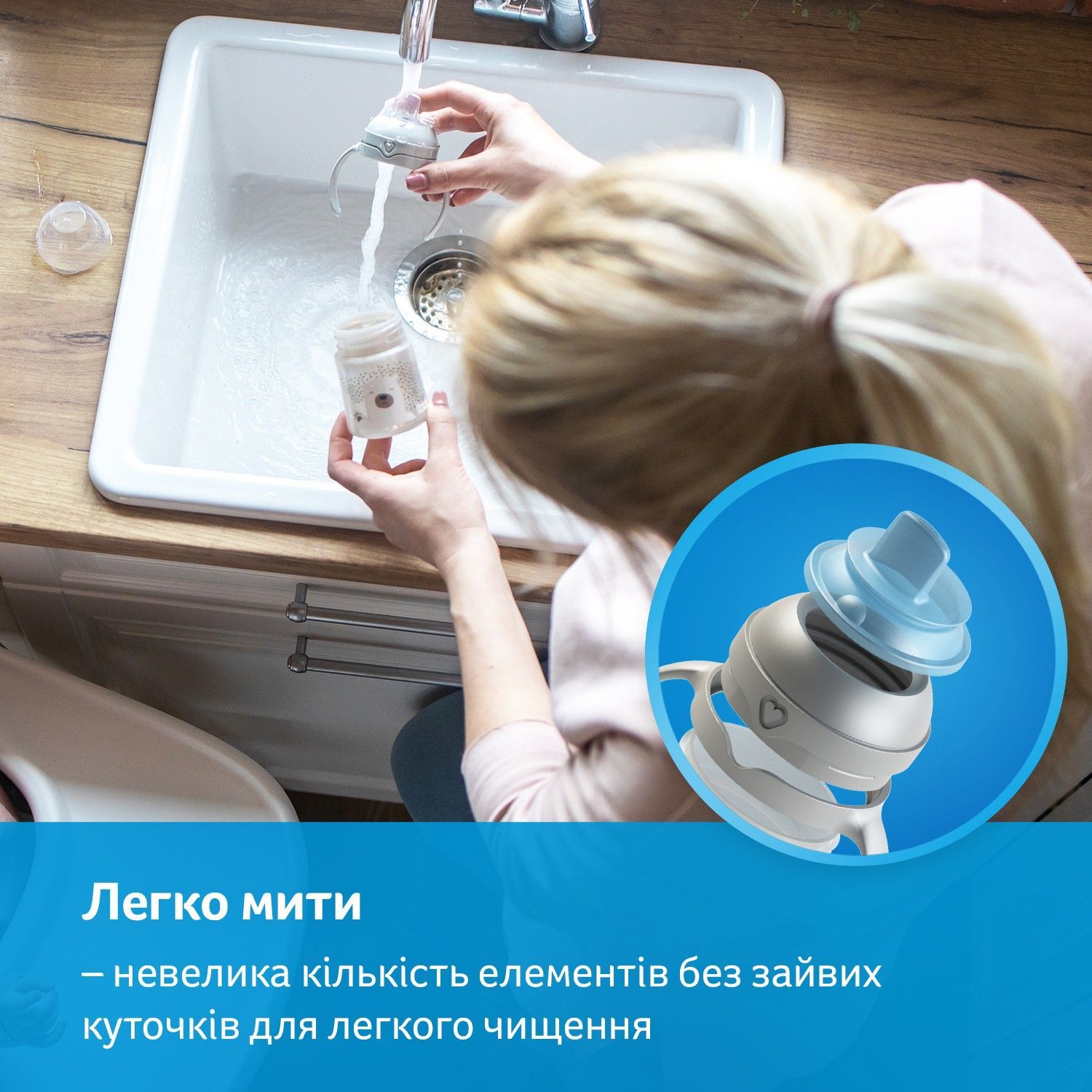 LOVI Моя перша кружка Easy Switch 150 мл Buddy Bear