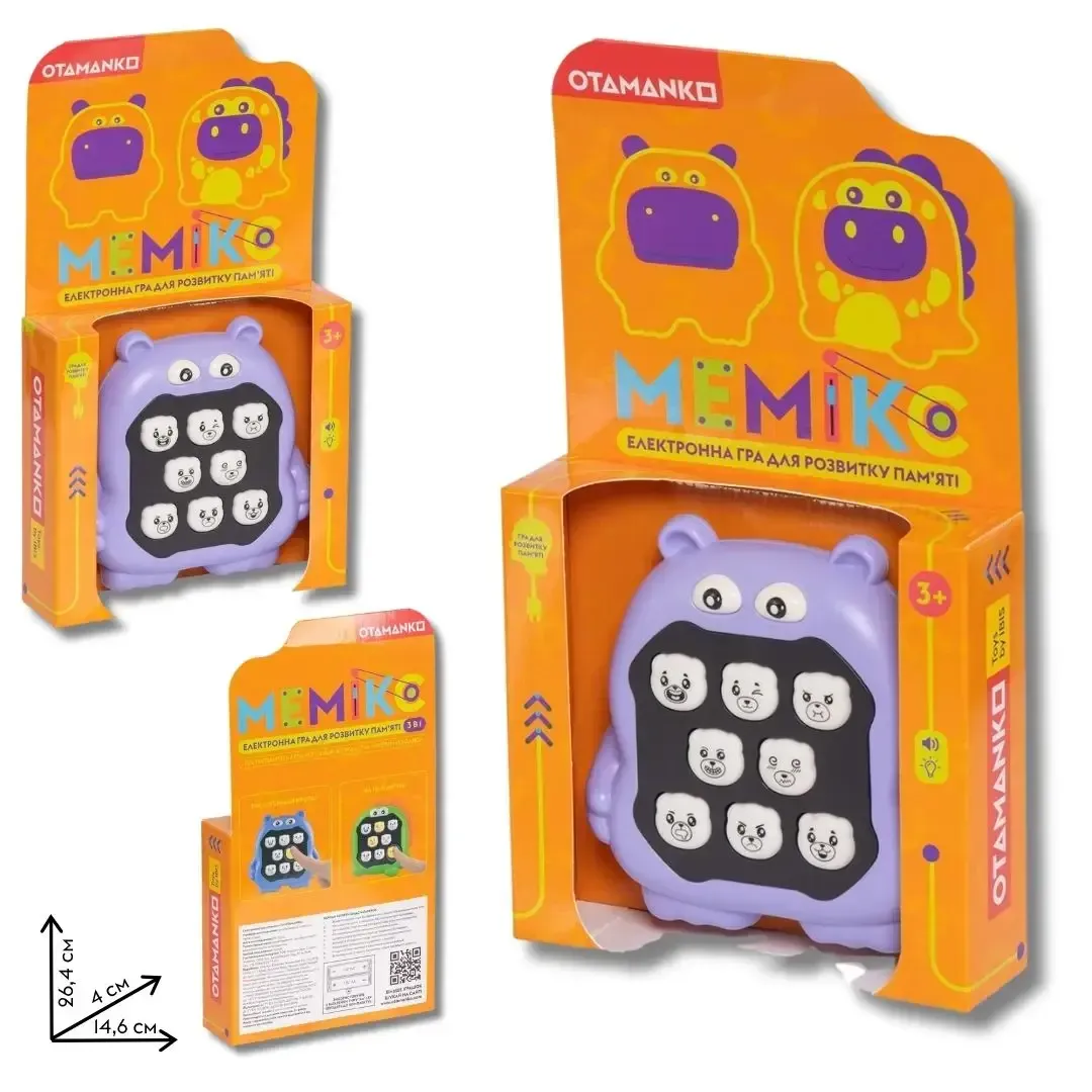 Електронна головоломка OTAMANKO "Мемикс" (Ведмедик)
