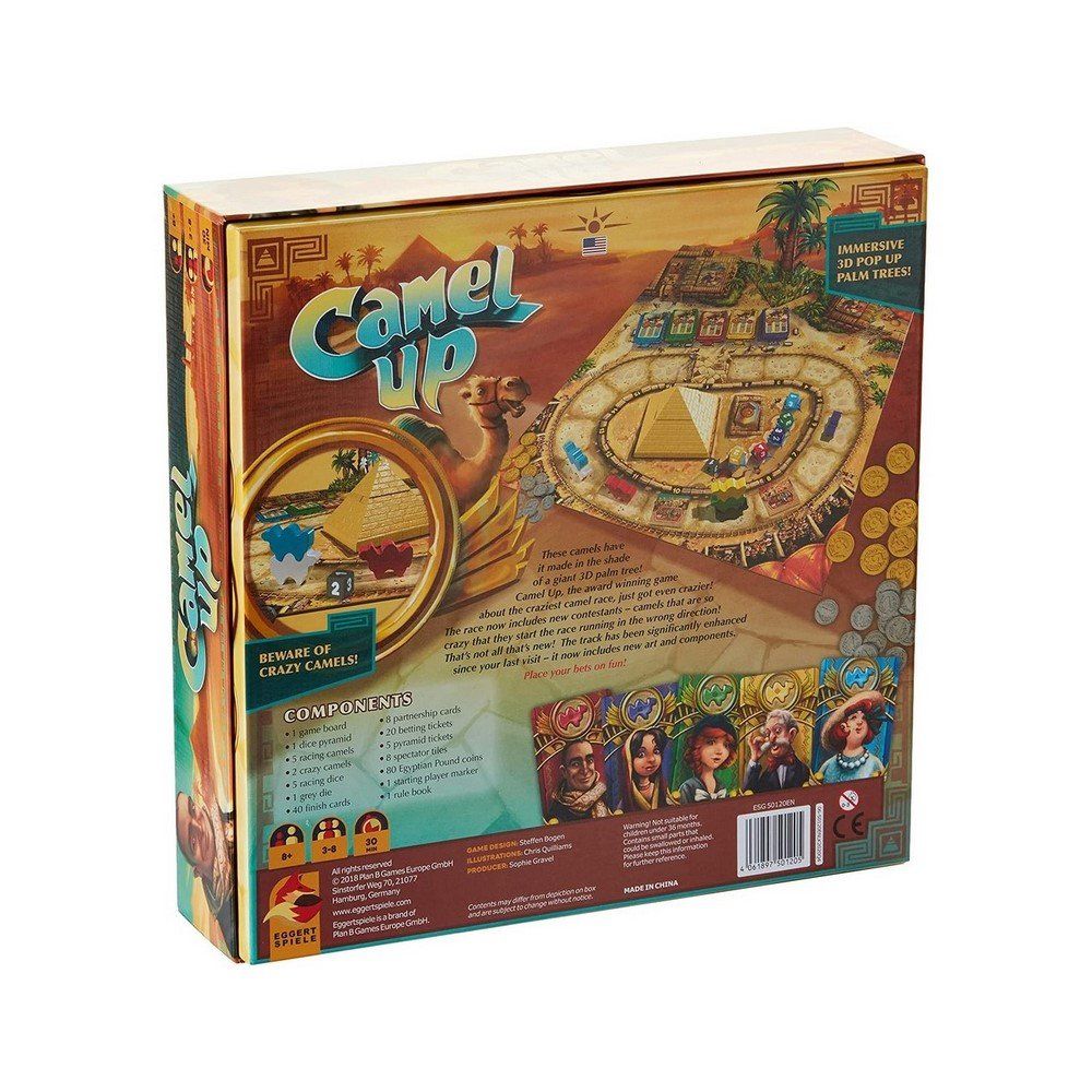 Настільна гра ​Plan B Games Верблюди вперед 2.0 (PZE30070EN)