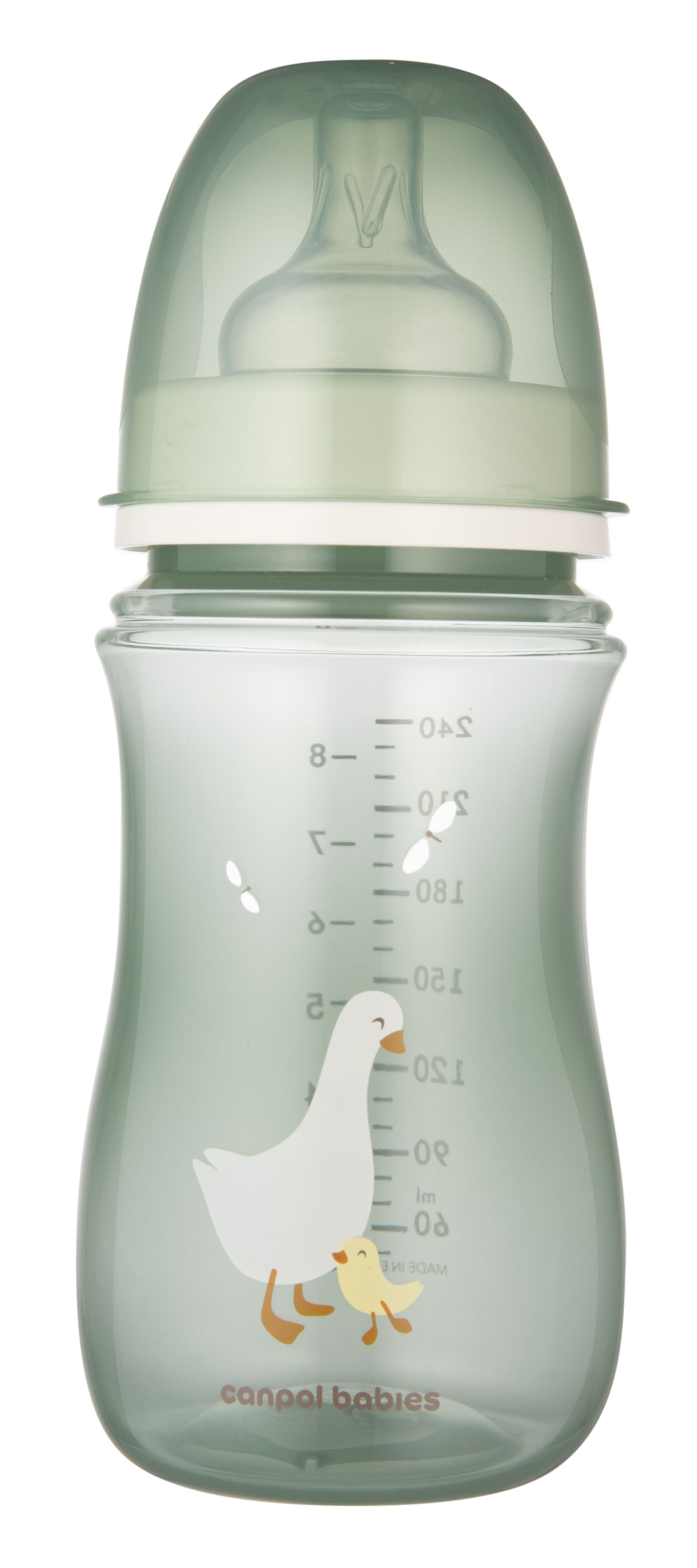 Canpol babies Пляшка антиколікова з широким отвором 240 мл Easystart - Гуси