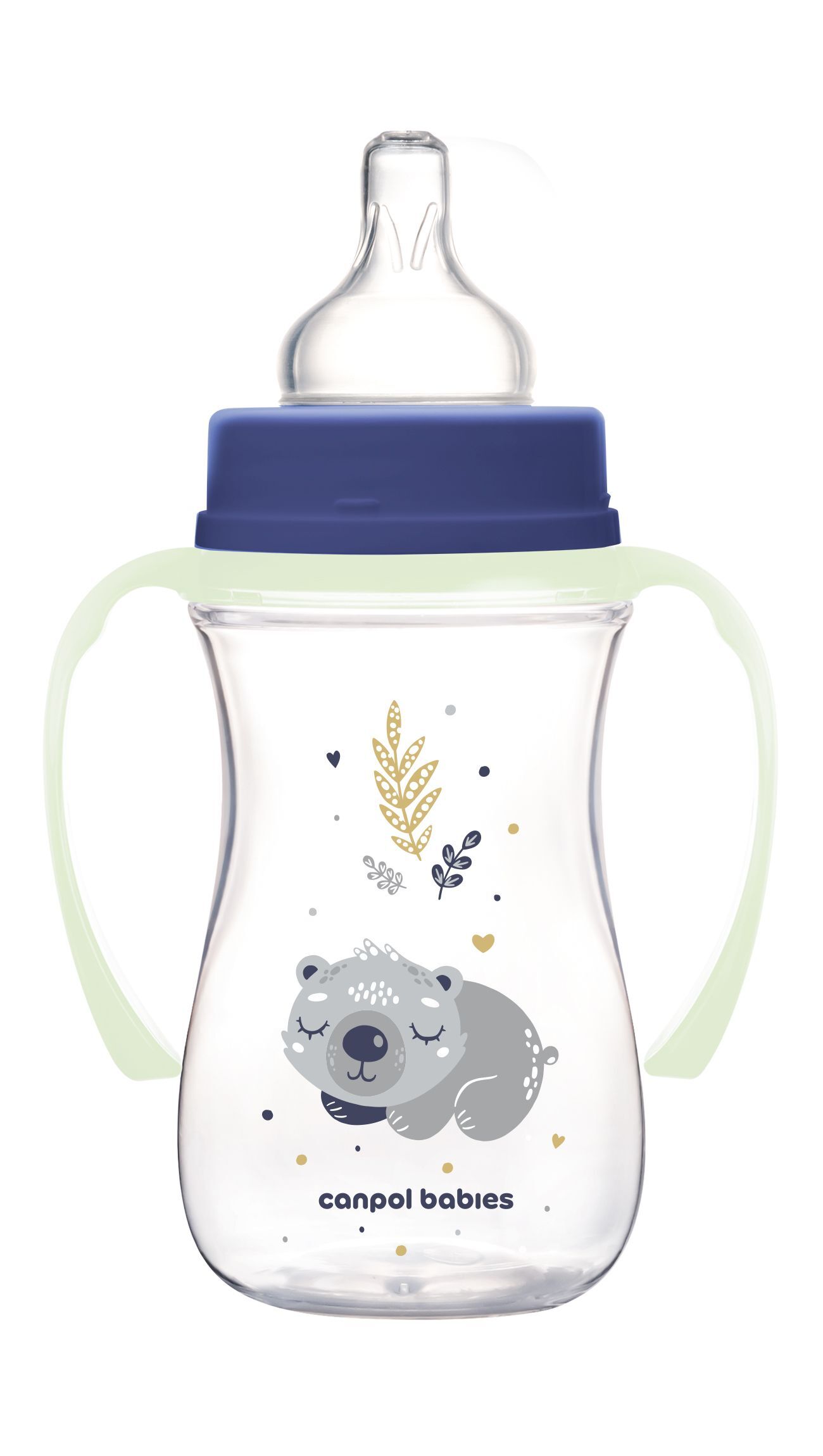 Canpol babies Пляшка антиколікова з широким отвором 240 мл Easystart Sleepy Koala - блакитна