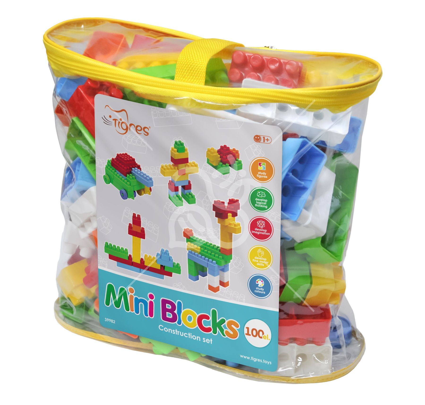 Конструктор "Mini Blocks" 100 ел., Tigres