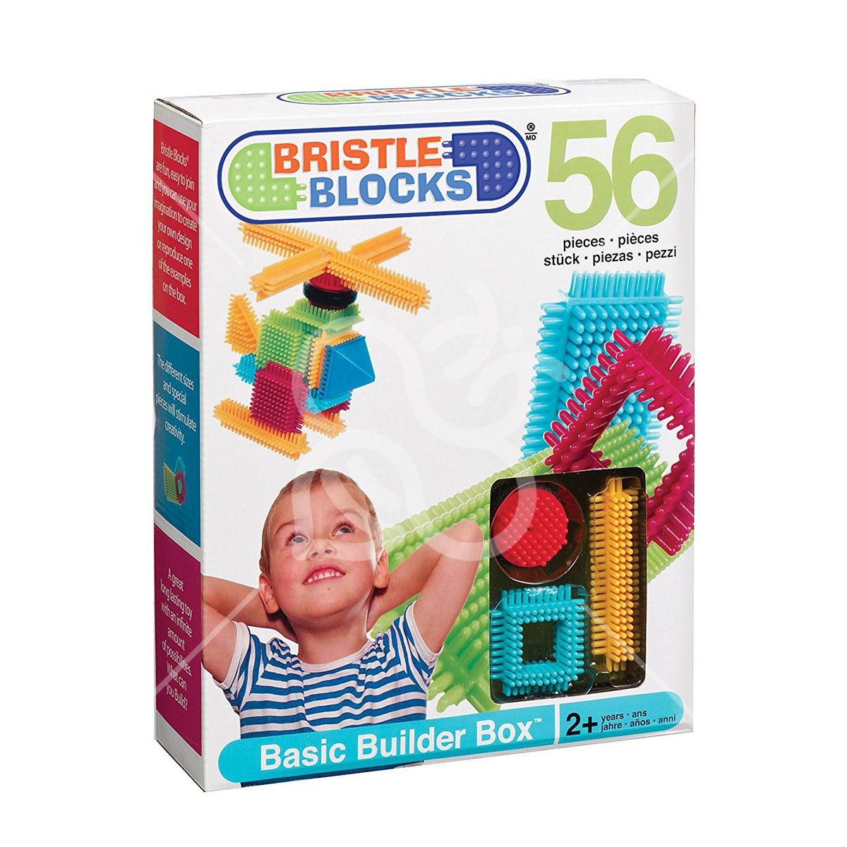 Конструктор серії Bristle Blocks - БУДІВЕЛЬНИК (56 деталей, у коробці)