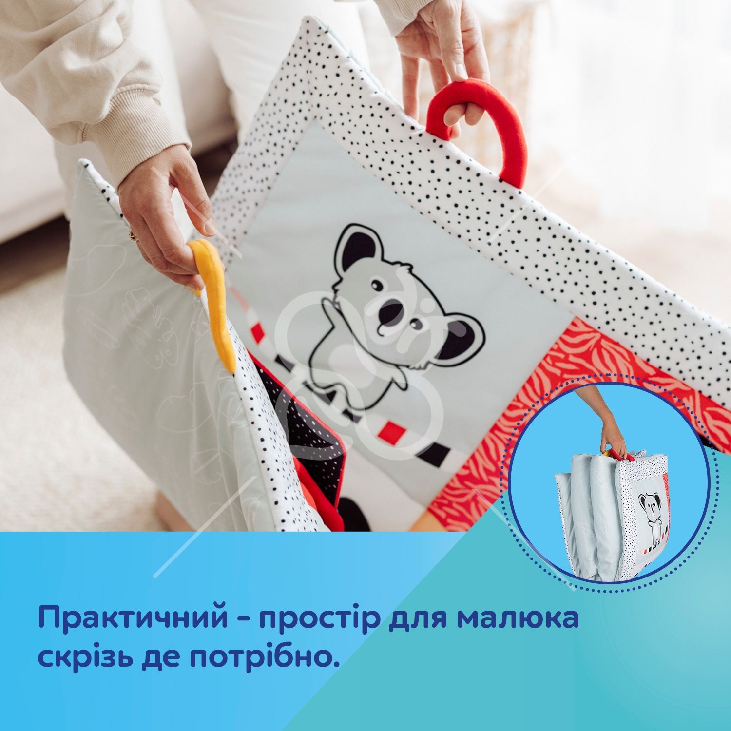 68/094 Canpol babies Іграшка Килимок для ігор на животику BabiesBoo