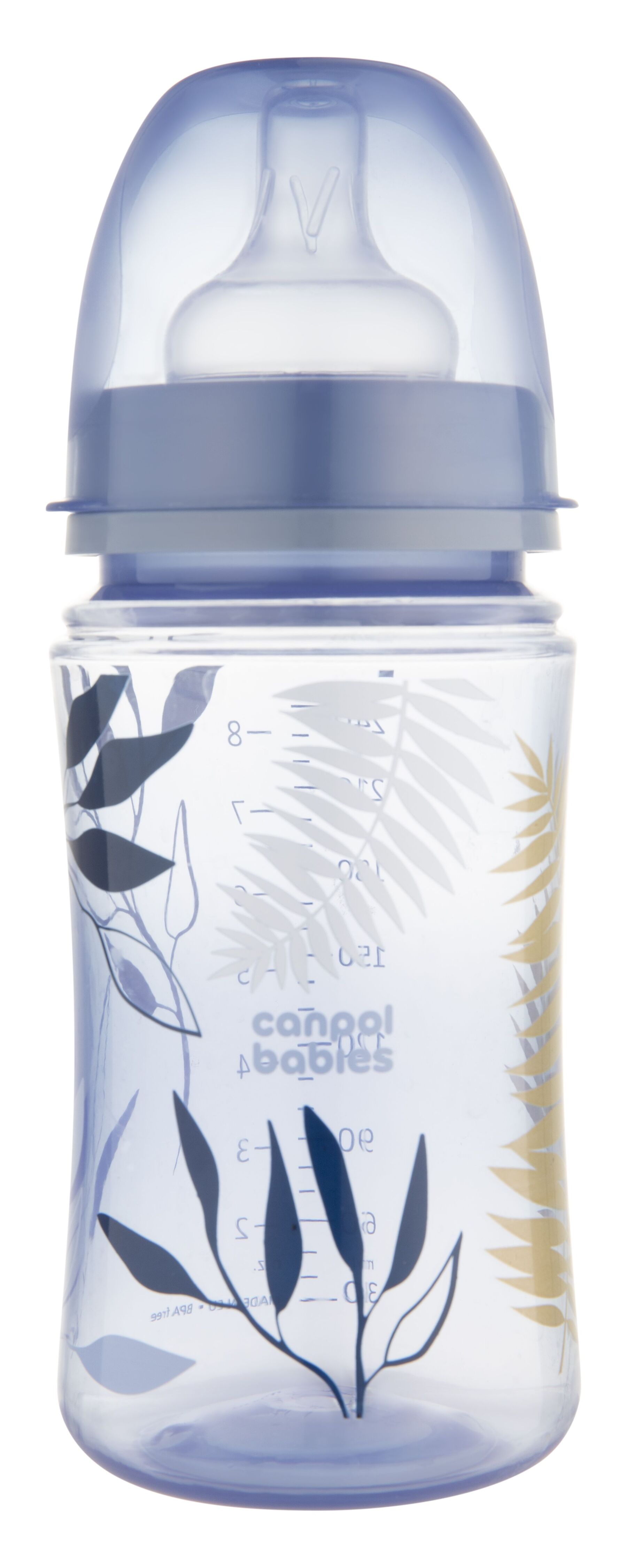 Canpol babies Пляшка антиколікова з широким отвором 240 мл Easystart GOLD - блакитна