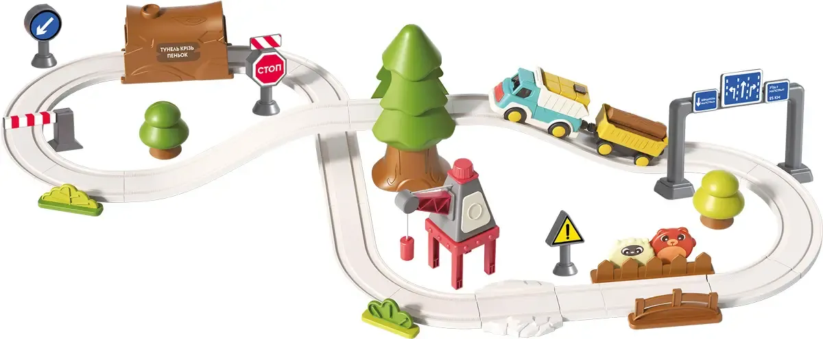 Ігровий набір OTAMANKO RAIL LAND електрична залізна дорога, 40 елементів  (532.02.90)