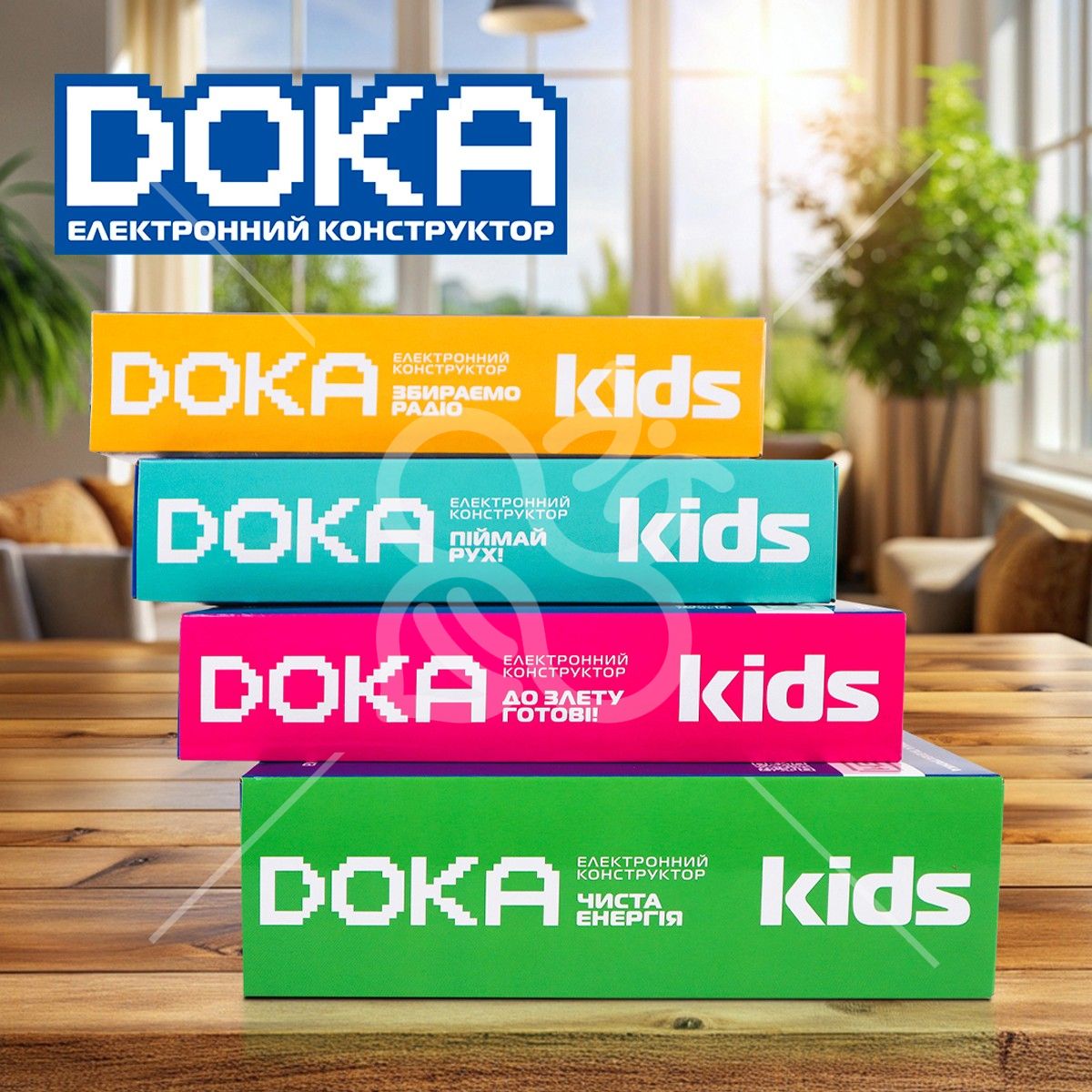 Конструктор електронний DOKA "ДО ЗЛЕТУ ГОТОВІ!"