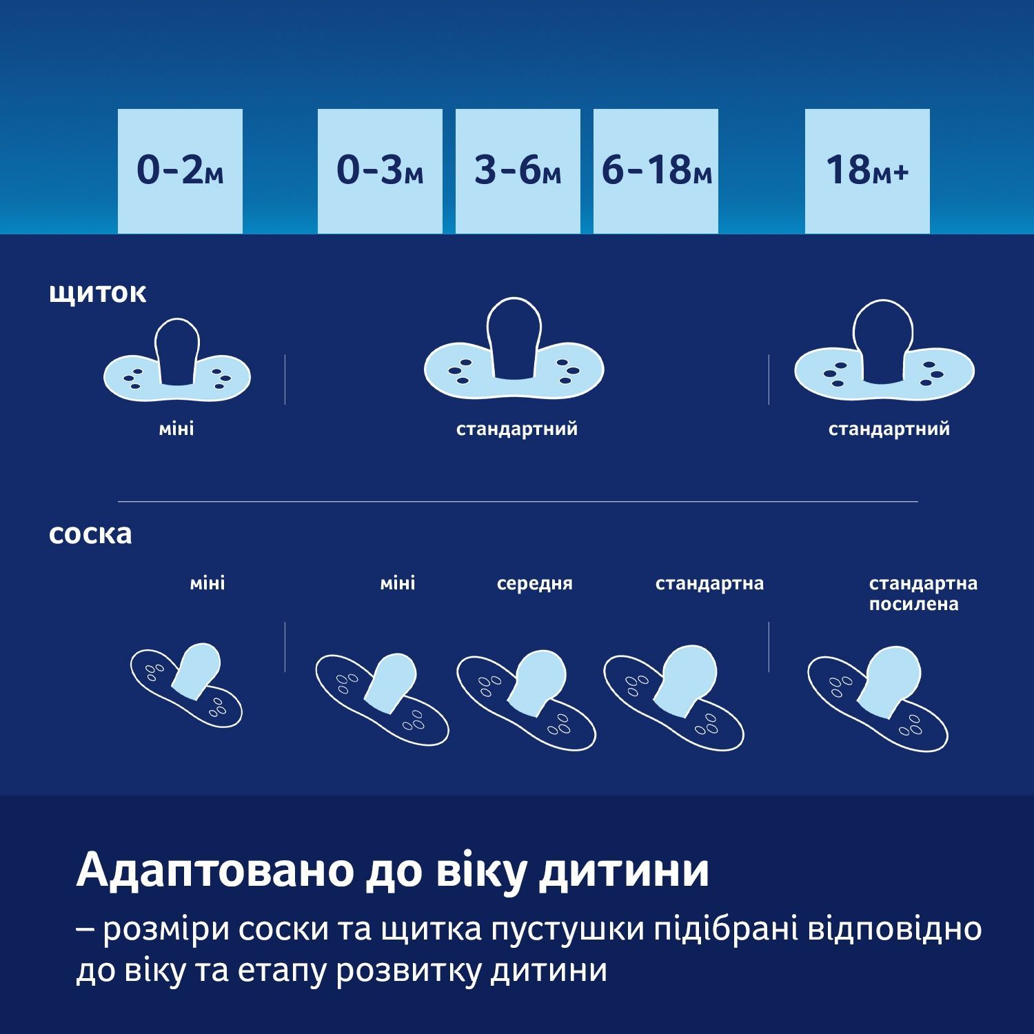LOVI Пустушка силіконова динамічна 18+ м-ців 2 шт. Blossom - блакитна