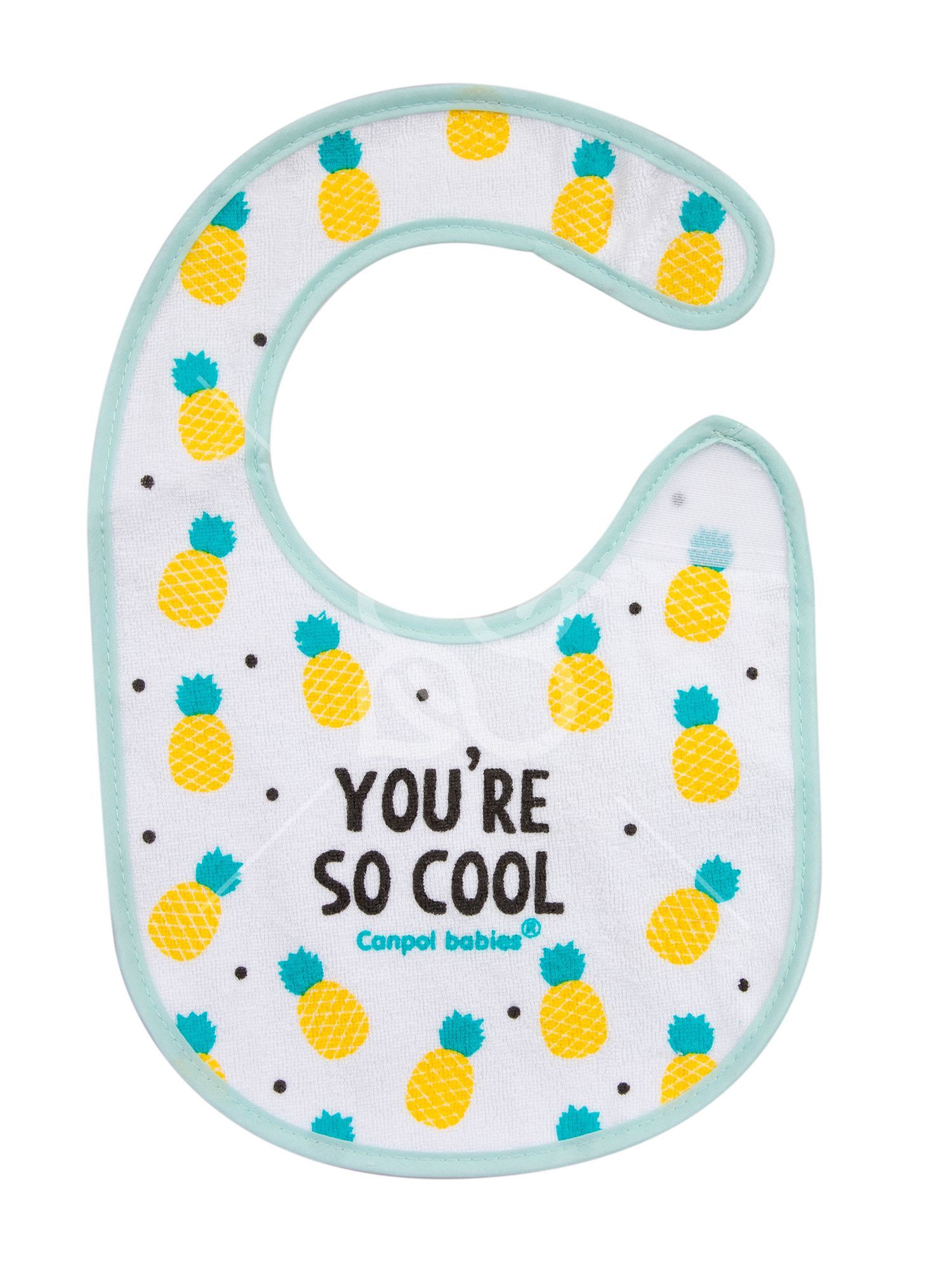 Canpol babies Слинявчик бавовняний So Cool - рожевий
