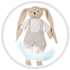 Canpol babies Іграшка м'яка Кролик - рожева