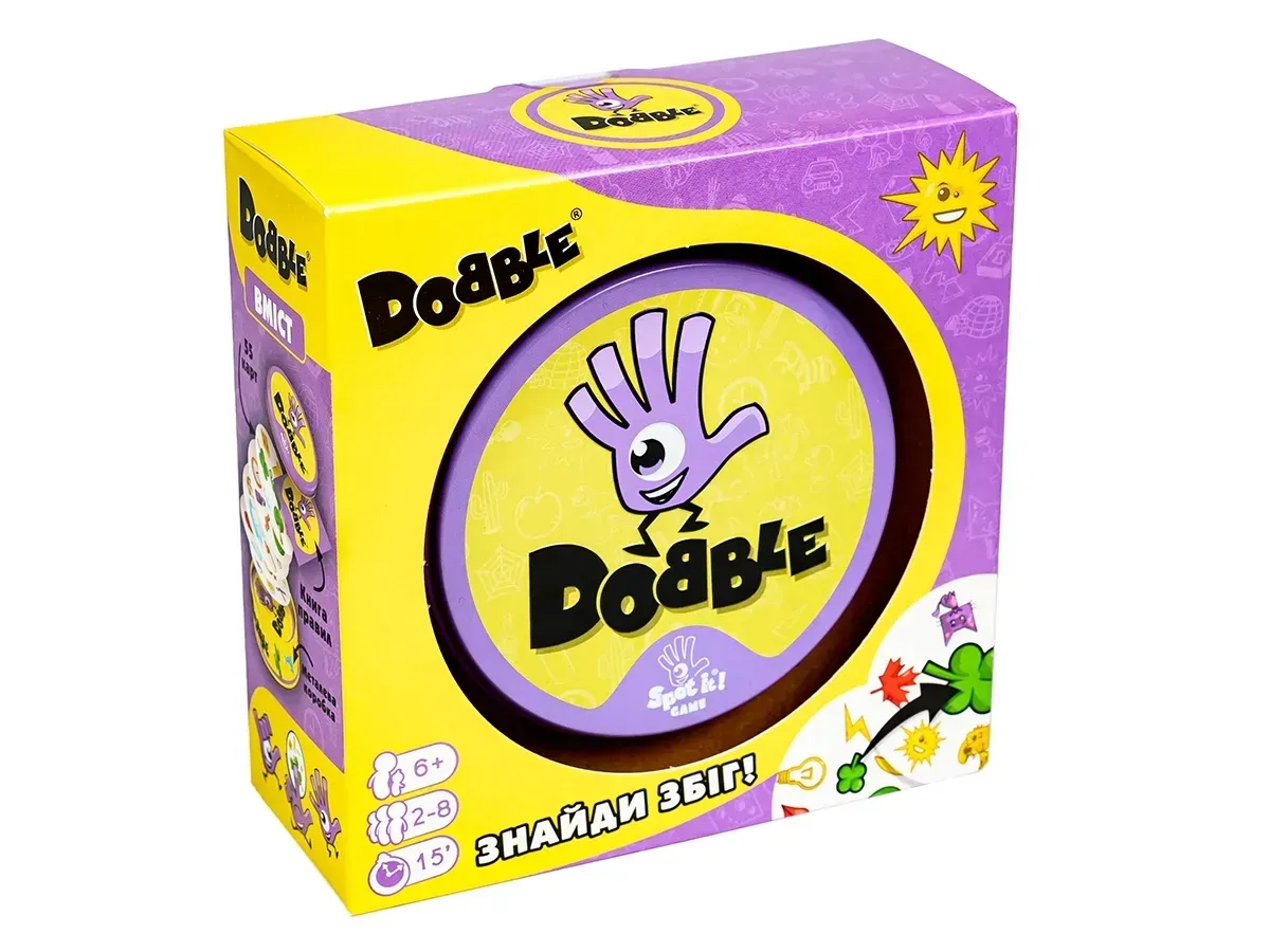 Настільна гра Ігромаг Доббль (Dobble, Spot It!) (укр.) (DOBB01UA)
