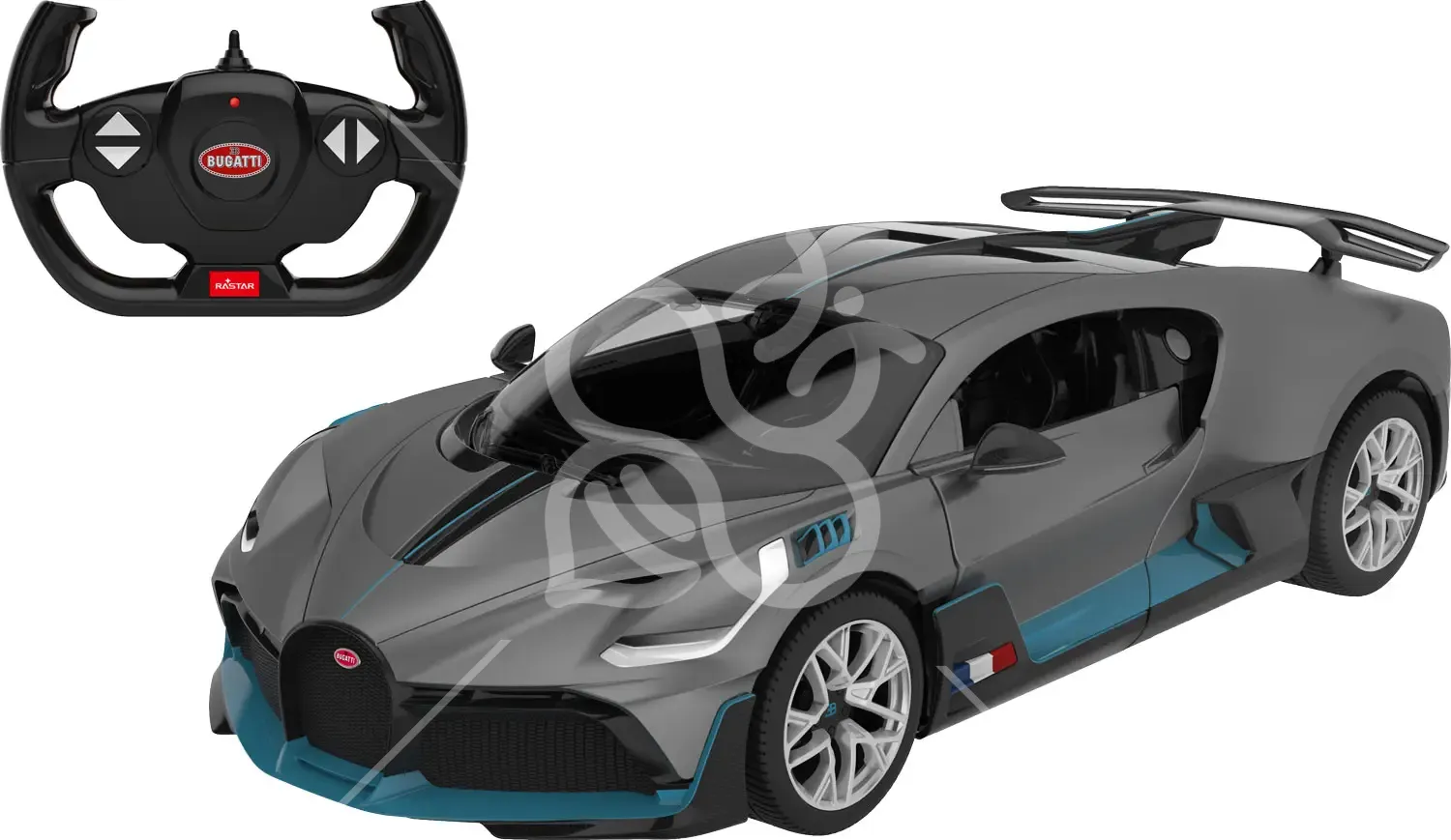 Машинка Rastar Bugatti Divo на радіокеруванні. 1:14. Сірий