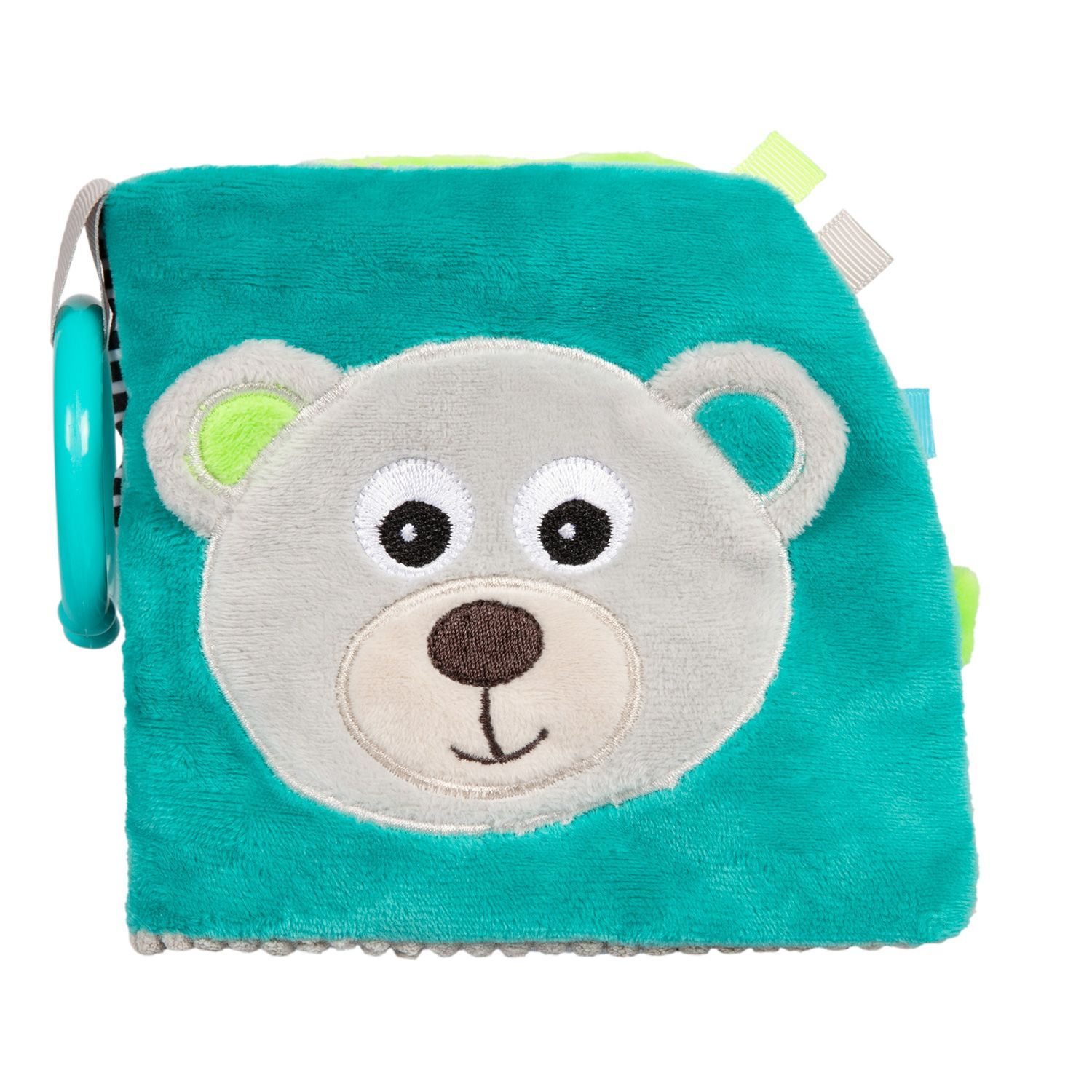 Canpol babies Іграшка-книжечка м'яка розвиваюча BEARS - сіра