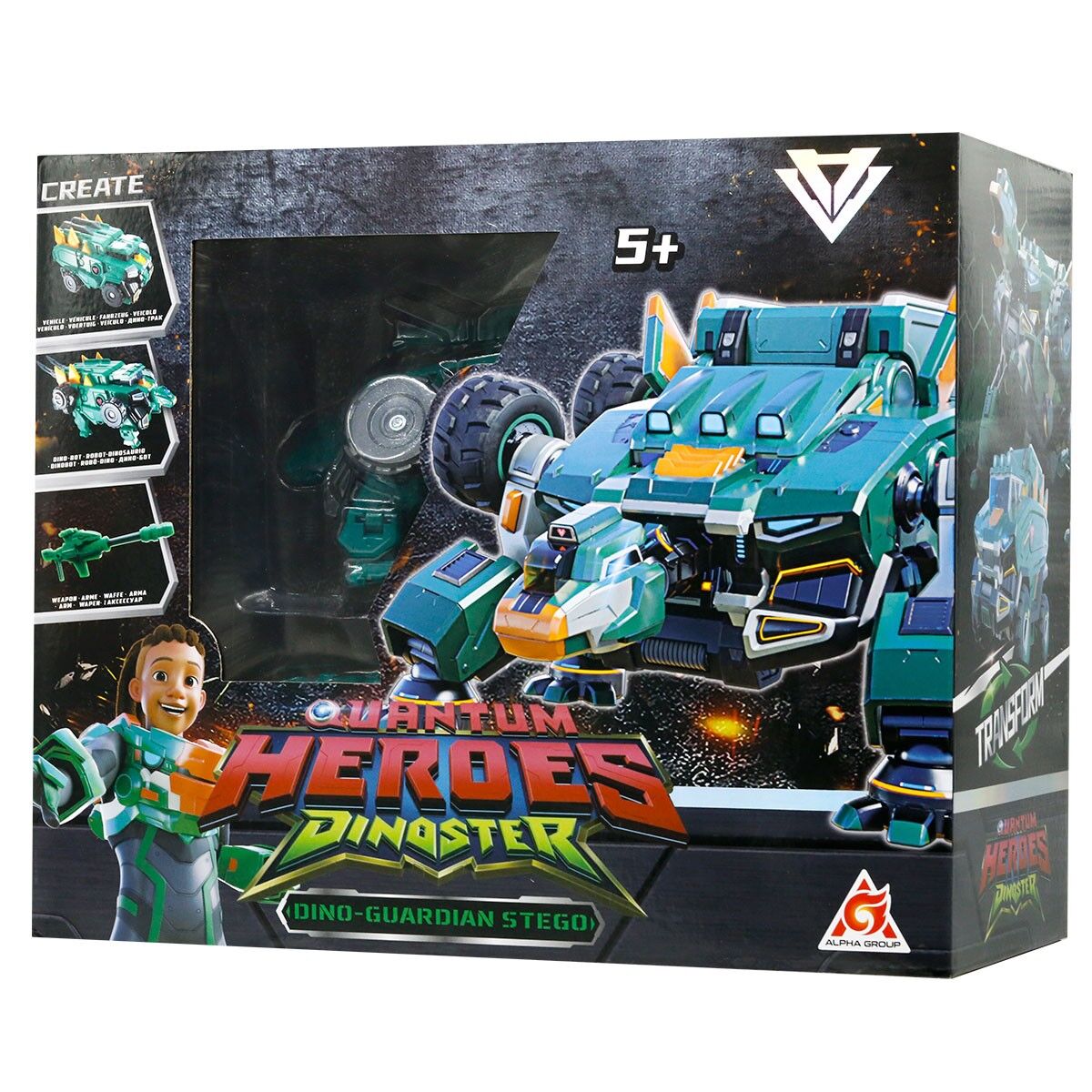 Динозавр-трансформер DINOSTER - МЕГА ДИНО-ҐАРДІАН СТЕГО