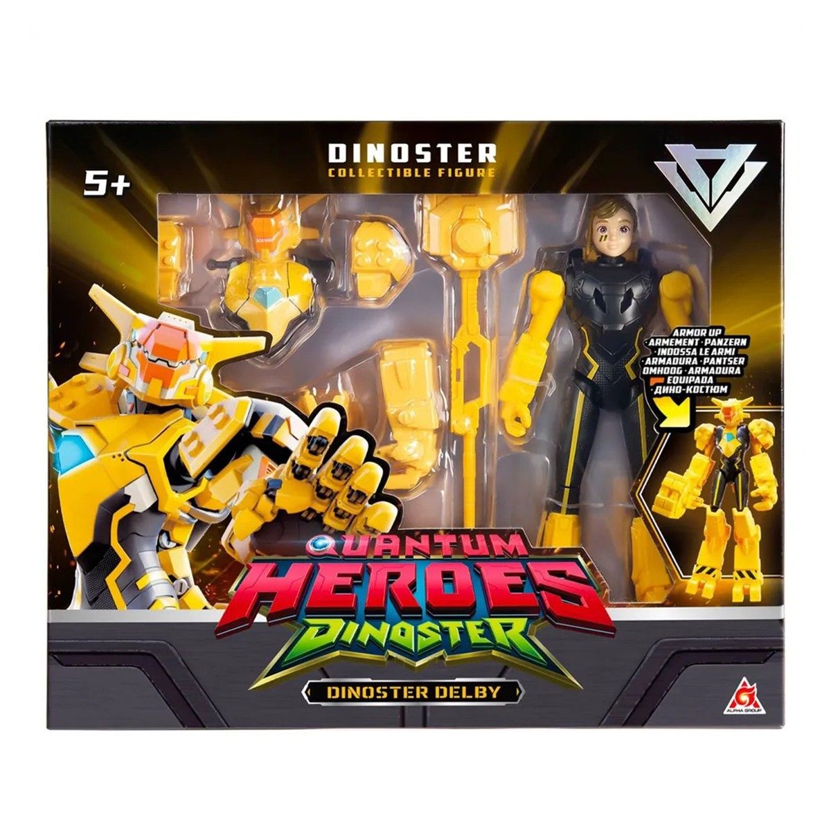 Фігурка DINOSTER – ДЕЛБІ (20 cм, з аксес.)