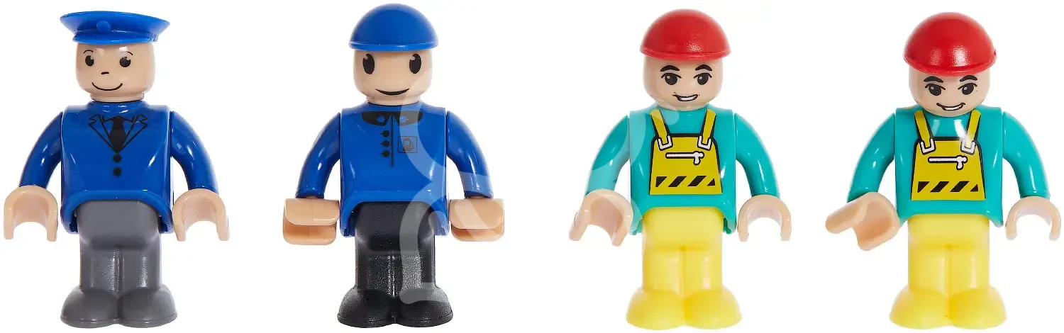 Конструктор ZIPP Toys "Потяг DF5 1391 з рельсами". Колір: червоний