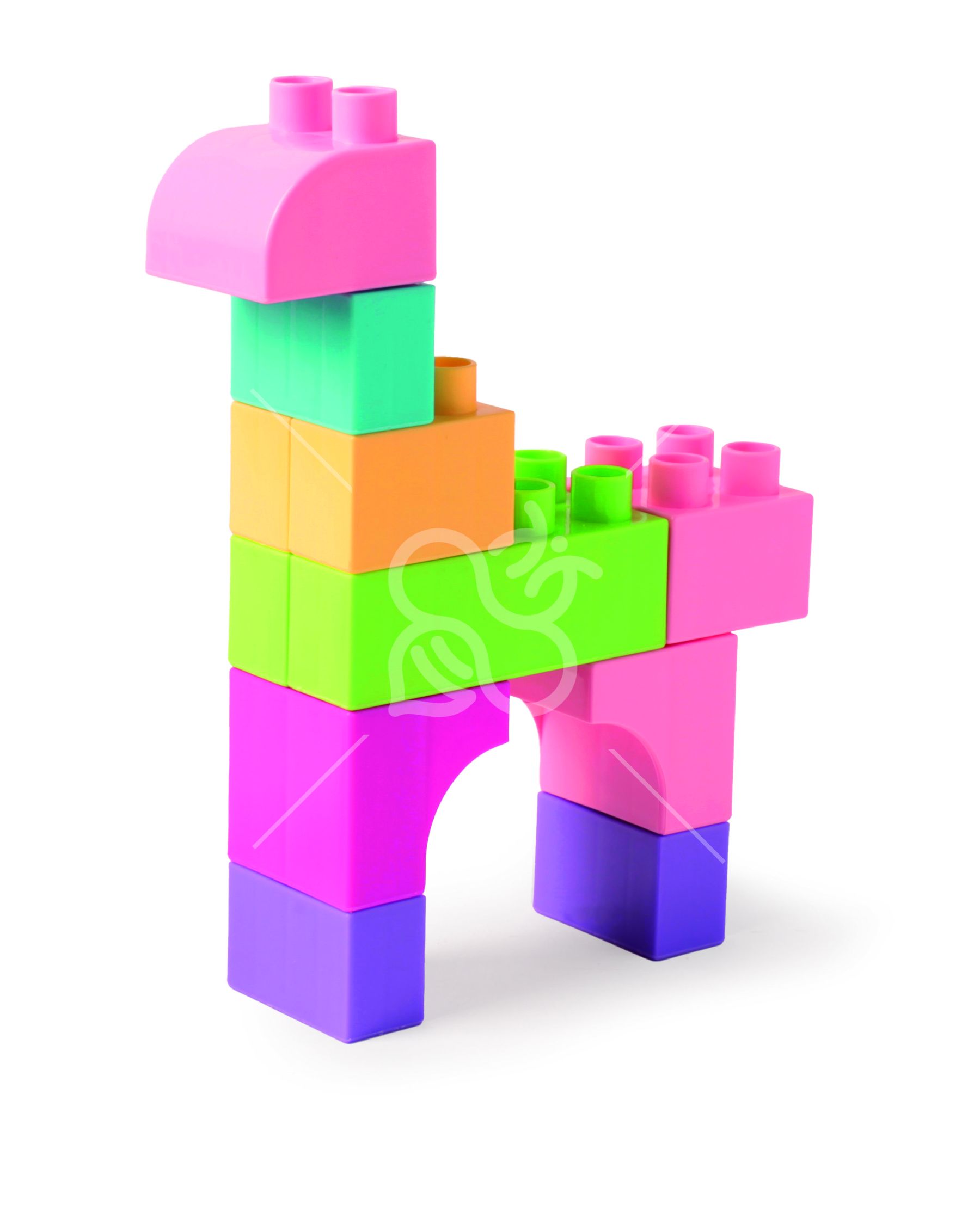"Kids Blocks" конструктор 50 ел. рожевий
