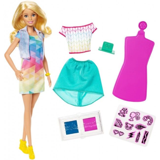 Лялька Barbie Crayola Кольоровий штамп (FRP05)