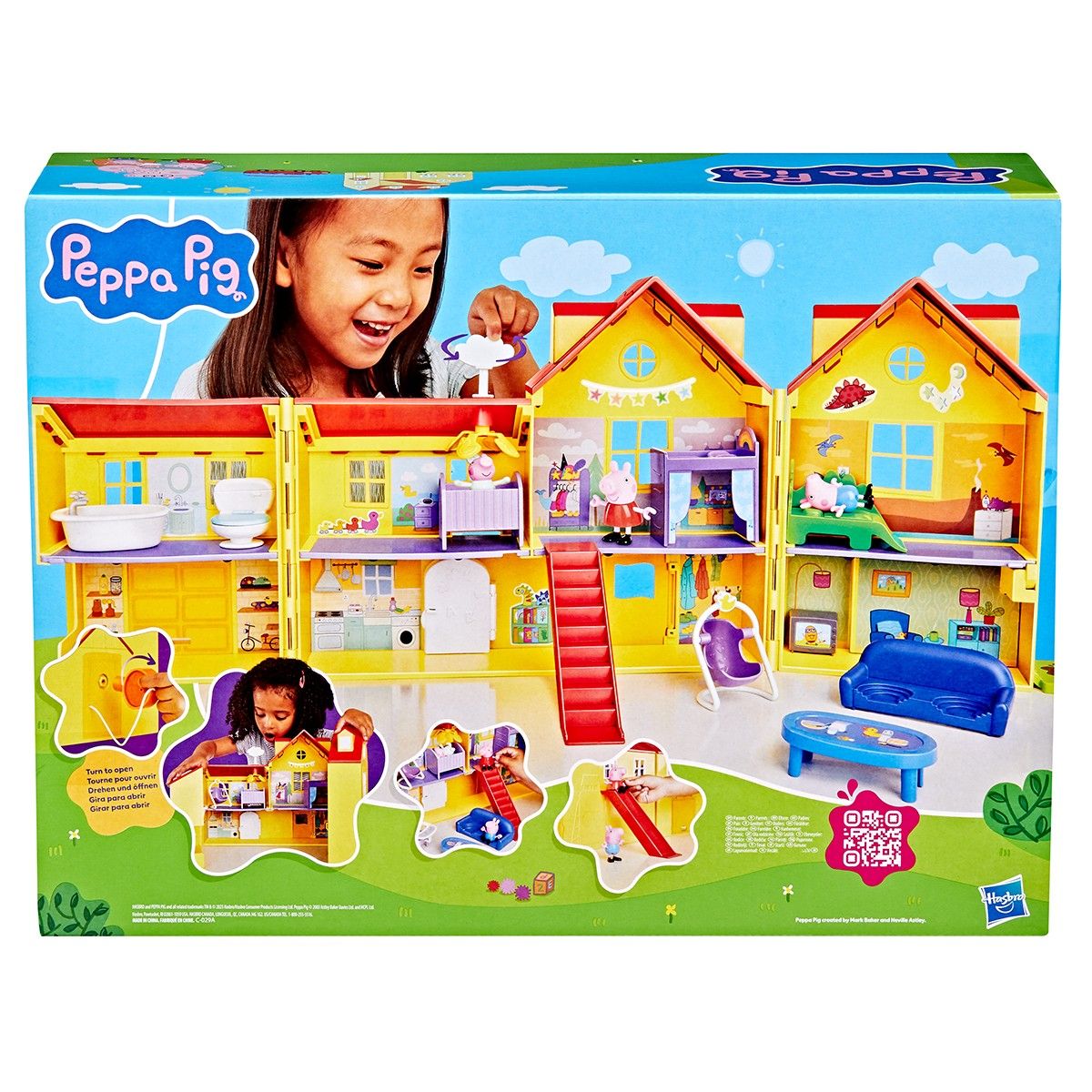 Ігровий набір PEPPA FIGURINES – ВЕЛИКИЙ РОДИННИЙ БУДИНОК ПЕППИ