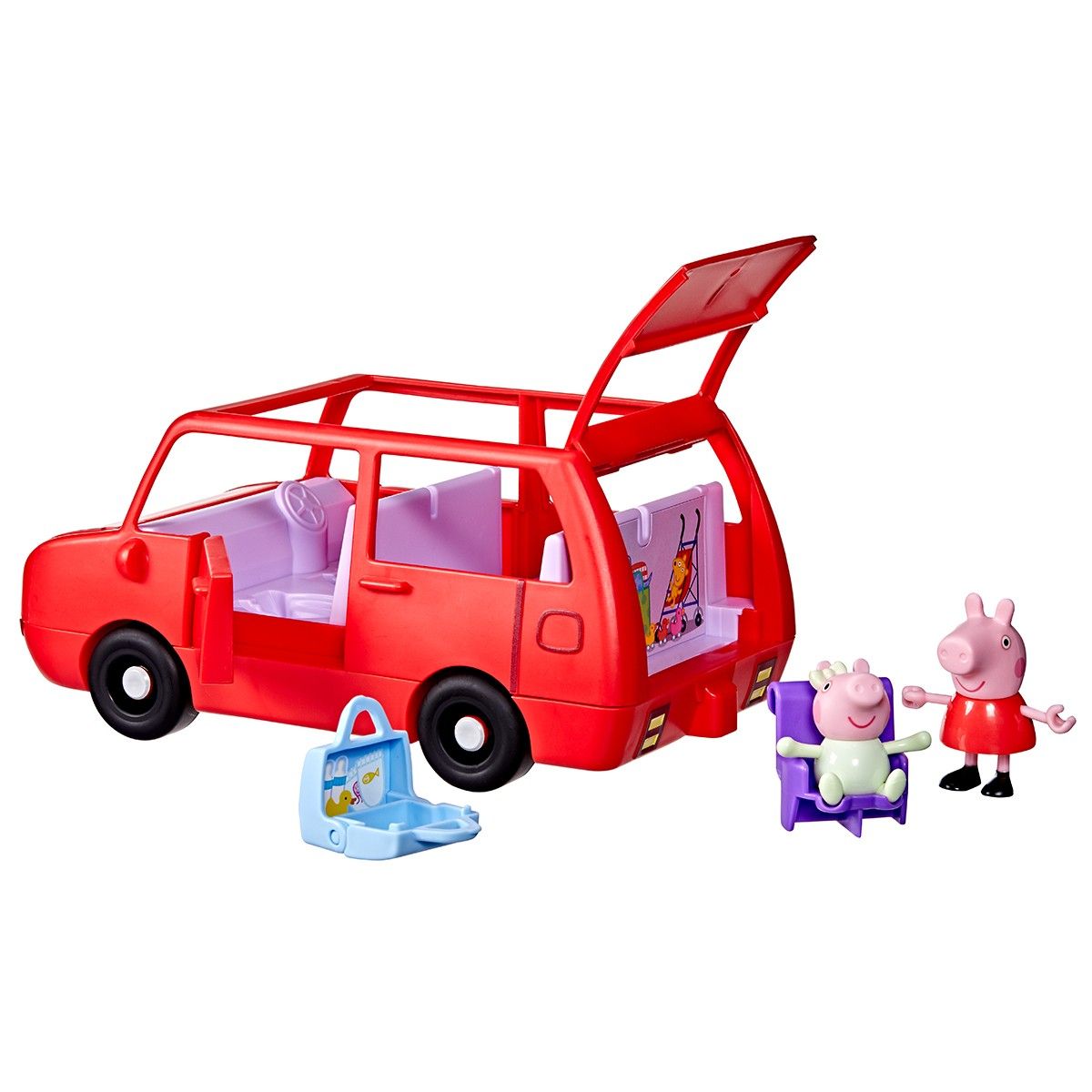 Ігровий набір PEPPA FIGURINES – ВЕЛИКИЙ РОДИННИЙ АВТОМОБІЛЬ ПЕППИ