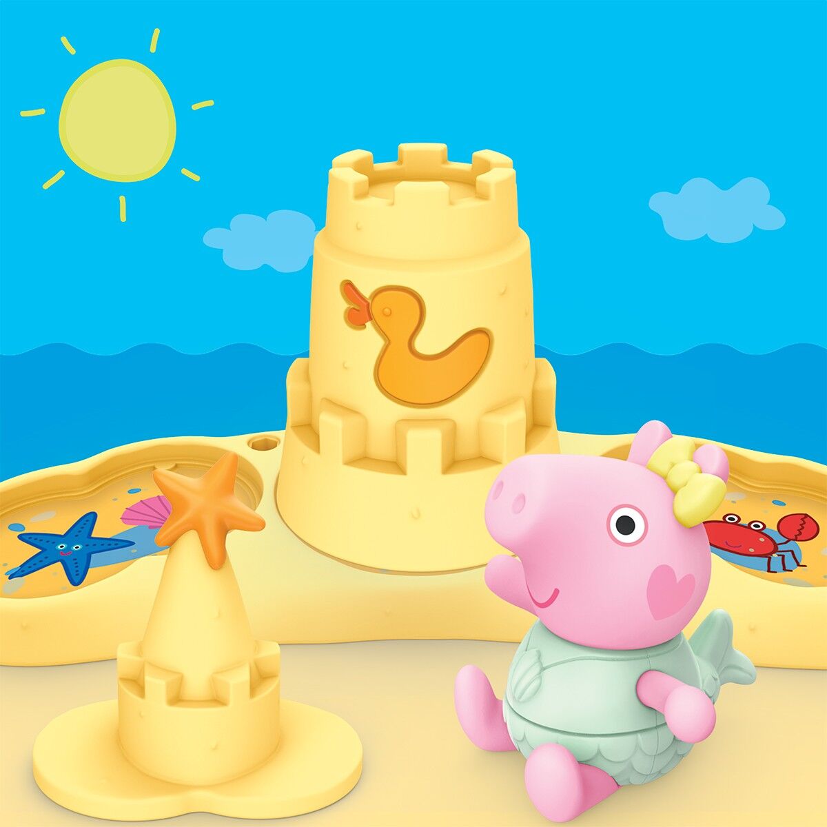 Ігровий набір PEPPA FIGURINES – ТРИ МАЛЕНЬКІ СВИНКИ НА ПЛЯЖІ