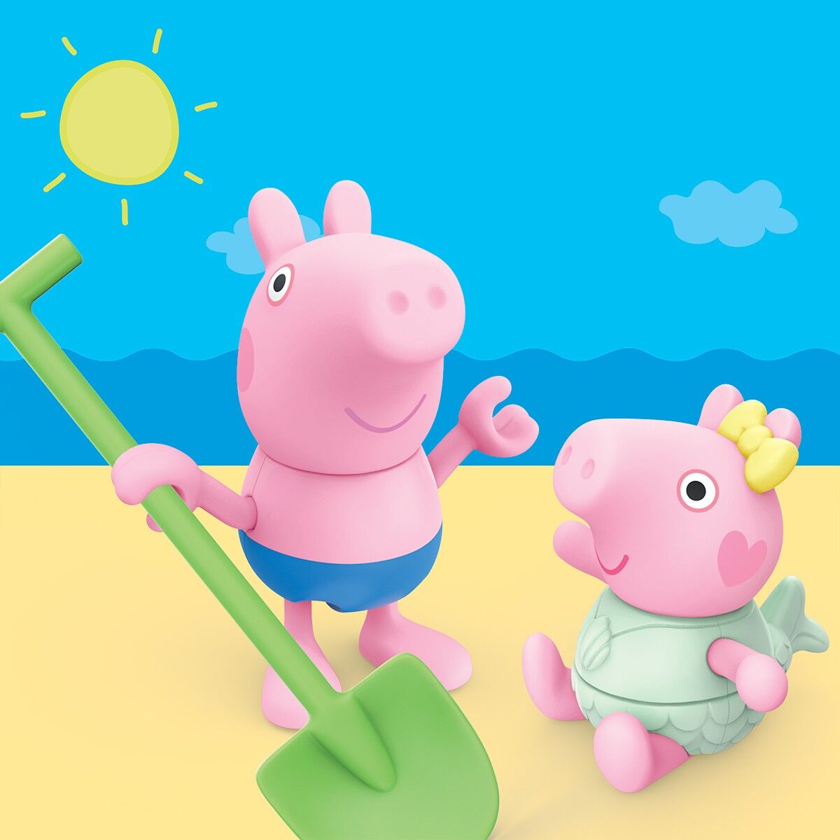 Ігровий набір PEPPA FIGURINES – ТРИ МАЛЕНЬКІ СВИНКИ НА ПЛЯЖІ