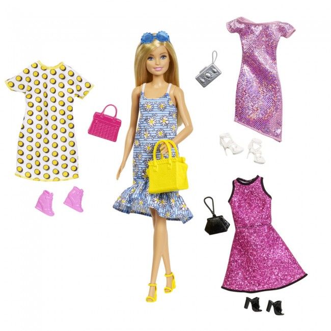 Лялька Barbie з нарядами (JCR80)