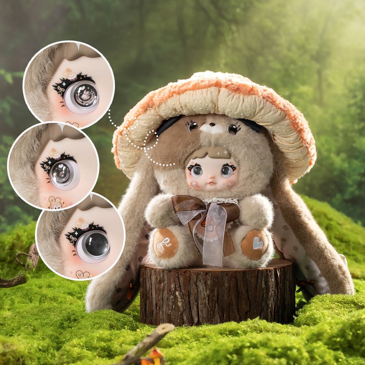 Колекційна м'яка іграшка POP TOP Hi TOY серії "Nommi" - ГРИБОЧКИ 400% (32 см, в ас.)