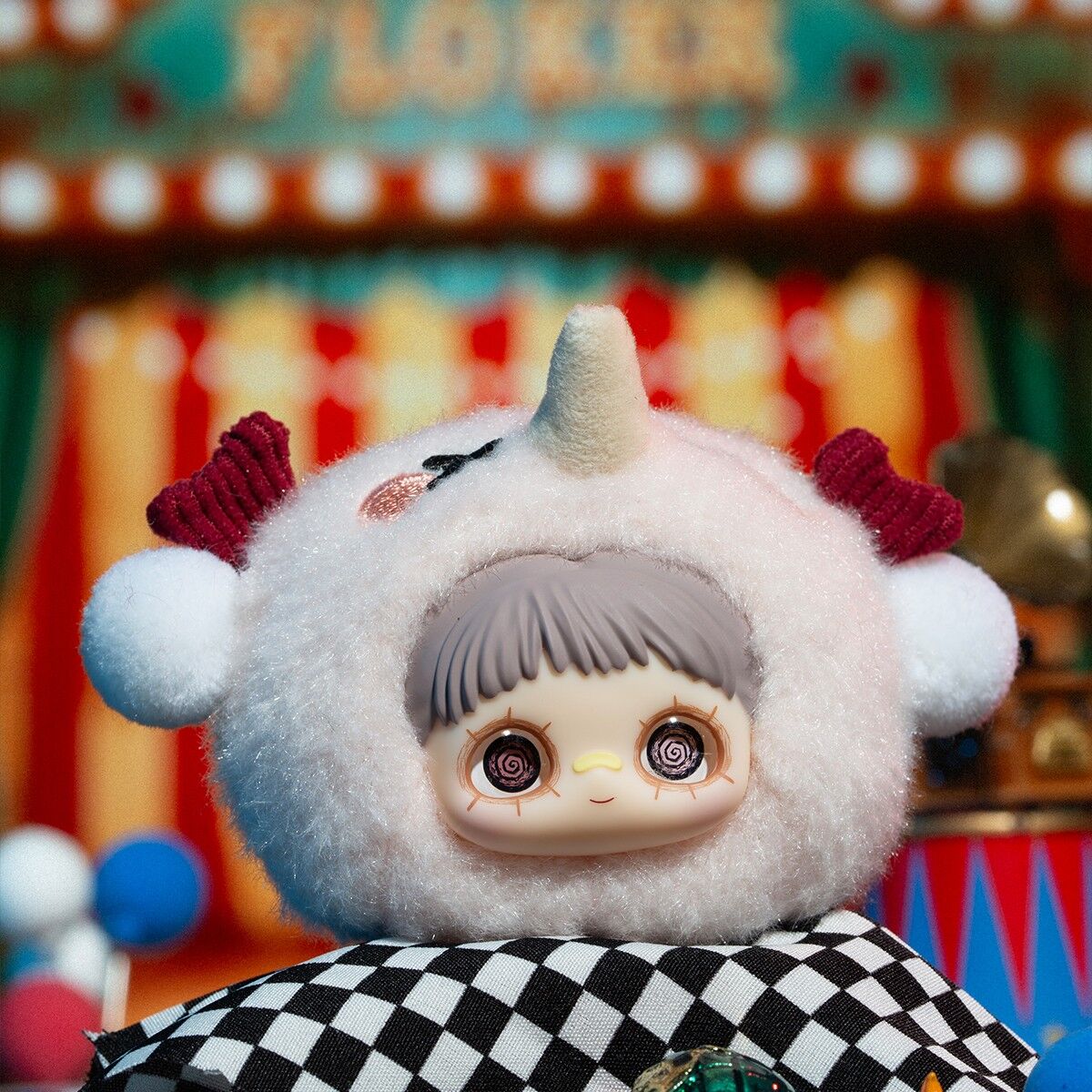 Колекційна м'яка іграшка з кільцем POP TOP Hi TOY серії "MayMei" - ШАЛЕНИЙ ЦИРК (у дисп., в ас.)