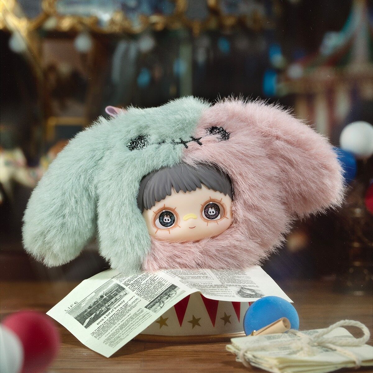 Колекційна м'яка іграшка з кільцем POP TOP Hi TOY серії "MayMei" - ШАЛЕНИЙ ЦИРК (у дисп., в ас.)