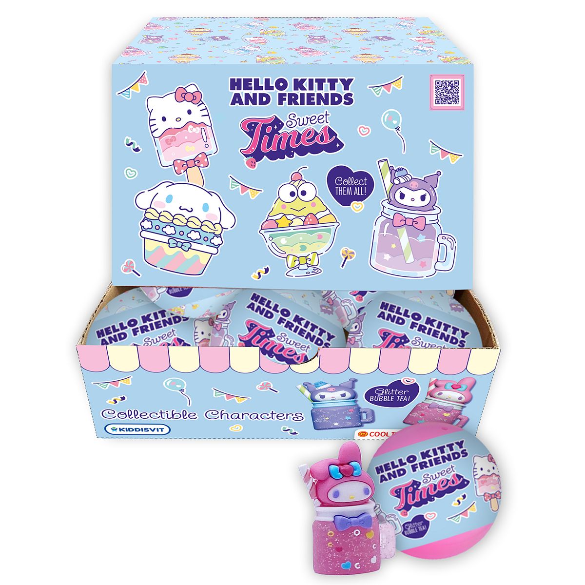 Фігурка-сюрприз у кулі COOL THINGS серії "Hello Kitty" - КАВАЙНІ ДЕСЕРТИКИ (в ас.)