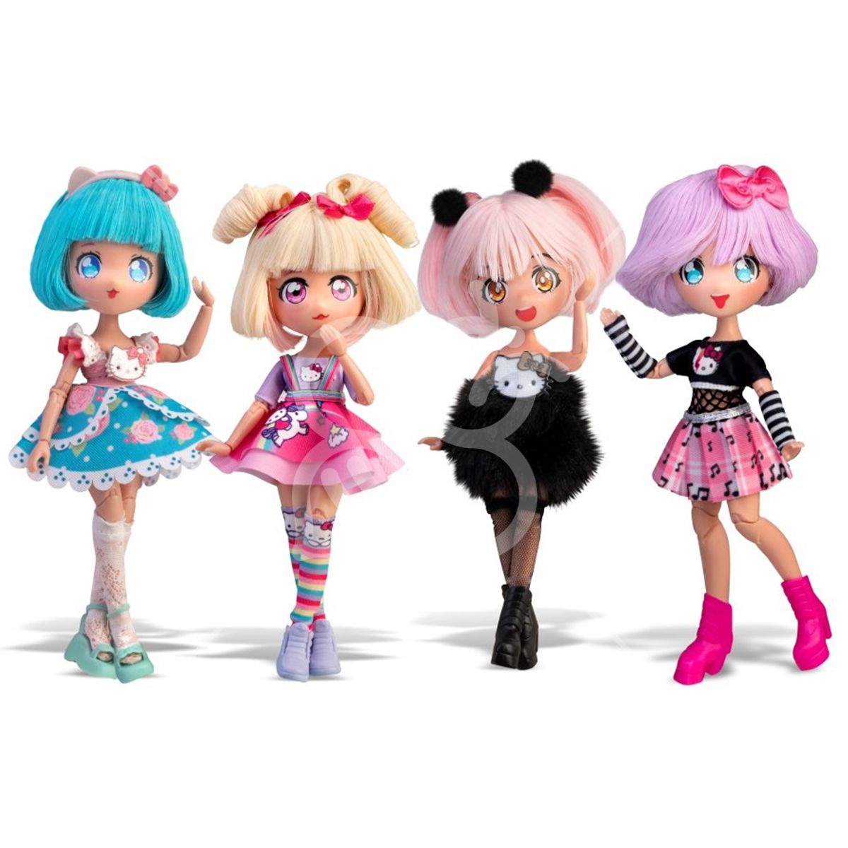 Лялька 4SF MANGA DOLLS серії "Hello Kitty" – ЦУКЕРОЧКА-ЄДИНОРІГ
