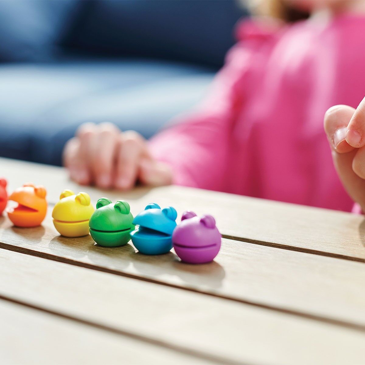 Ігровий набір для навчання лічбі LEARNING RESOURCES серії "Numberblocks" - ВЕСЕЛІ ЖАБКИ NUMBERBLOBS