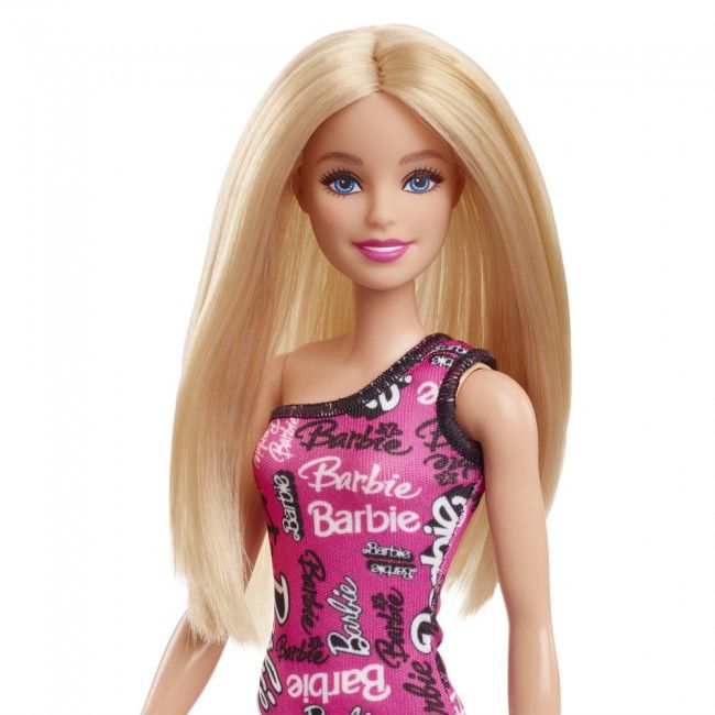 Лялька Barbie Супер стиль Блондинка у брендованій сукні (HRH07)