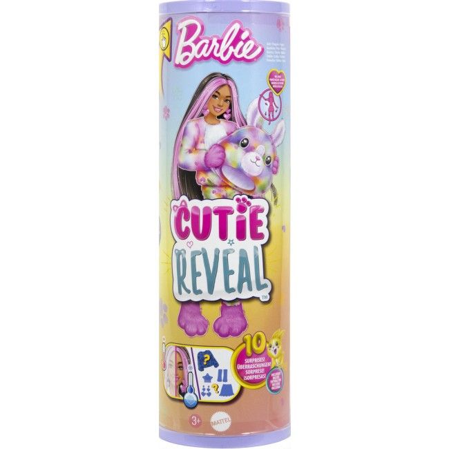 Лялька Barbie "Cutie Reveal" серії "Кольорові пухнастики" - кролик (HRK38)