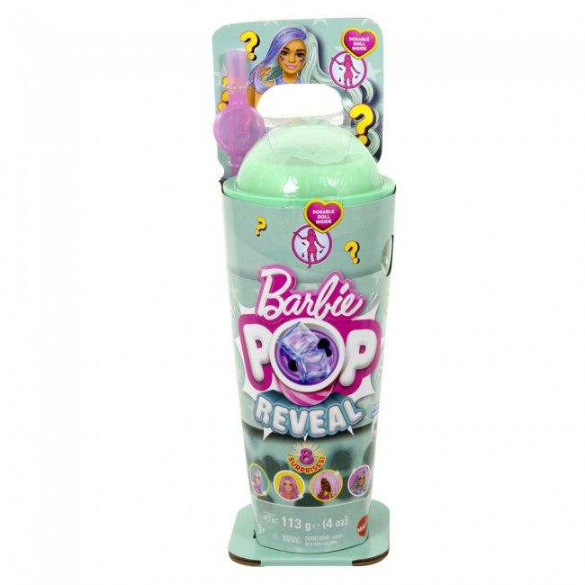 Лялька Barbie Pop Reveal Круті Бабл-ті зелений чай (HTJ21)