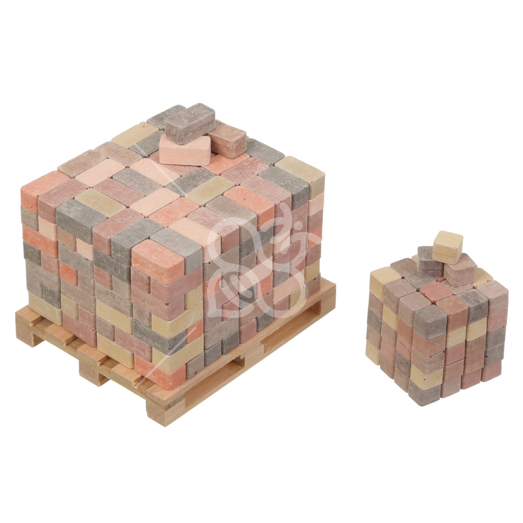 Набір міні цеглинок + палета. SET 3