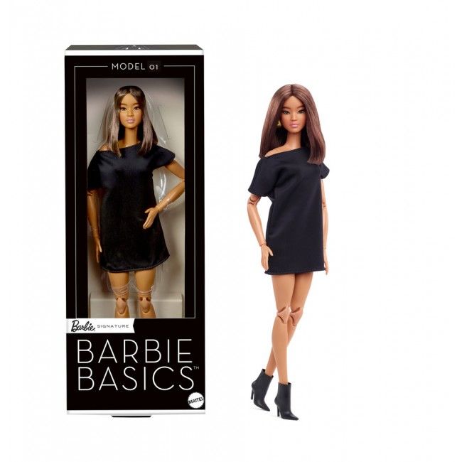 Лялька Barbie Signature Basics 1 Брюнетка з каре (JBH72)