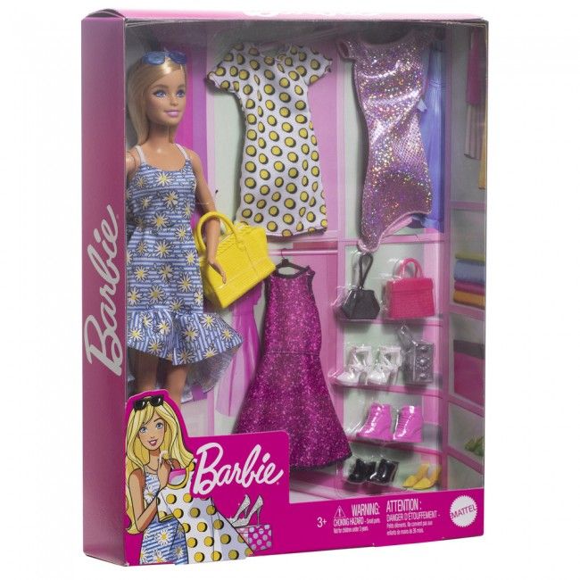 Лялька Barbie з нарядами (JCR80)