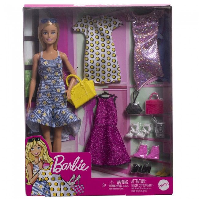 Лялька Barbie з нарядами (JCR80)